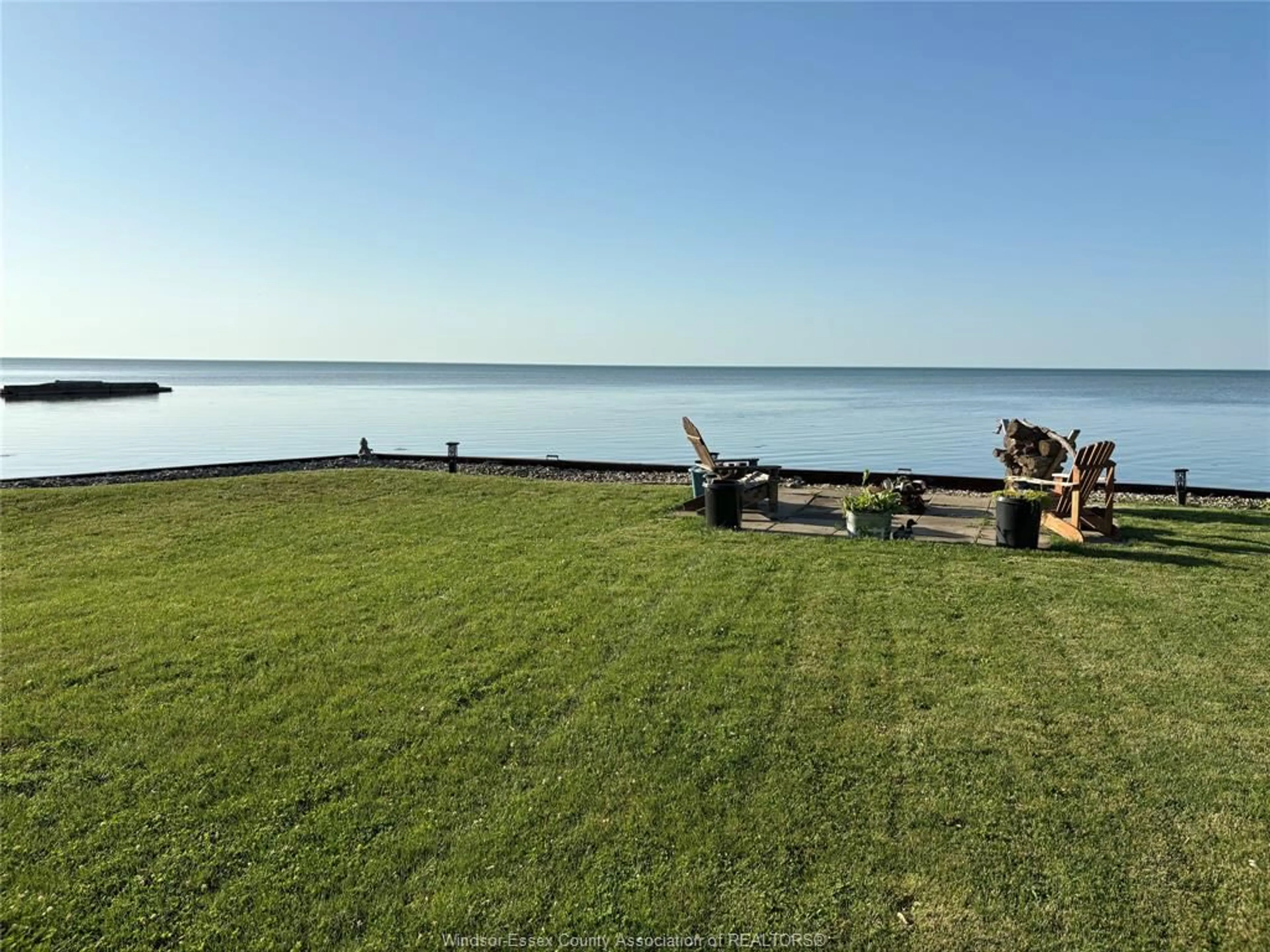 A pic from outside/outdoor area/front of a property/back of a property/a pic from drone, water/lake/river/ocean view for 7654 ST CLAIR Rd, Lakeshore Ontario N0R 1N0