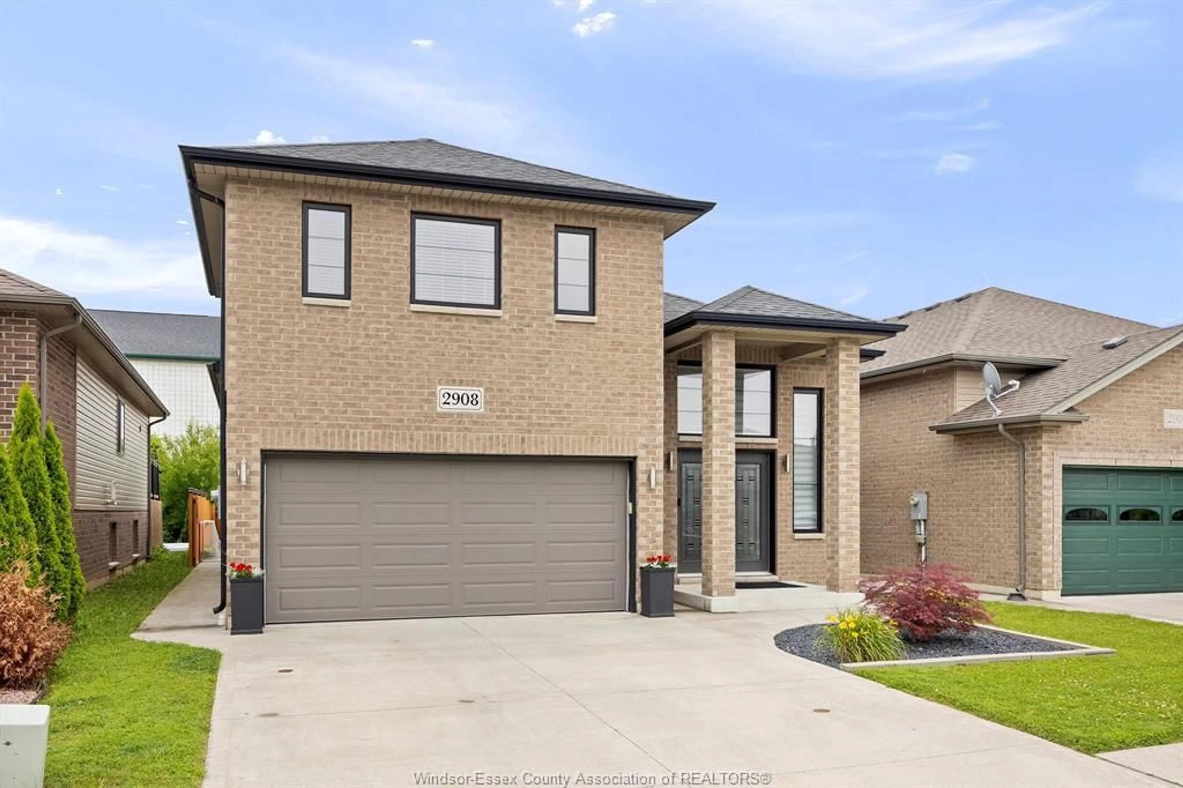 Home with brick exterior material, street for 2908 MCROBBIE Cres, Windsor Ontario N8R 0A7
