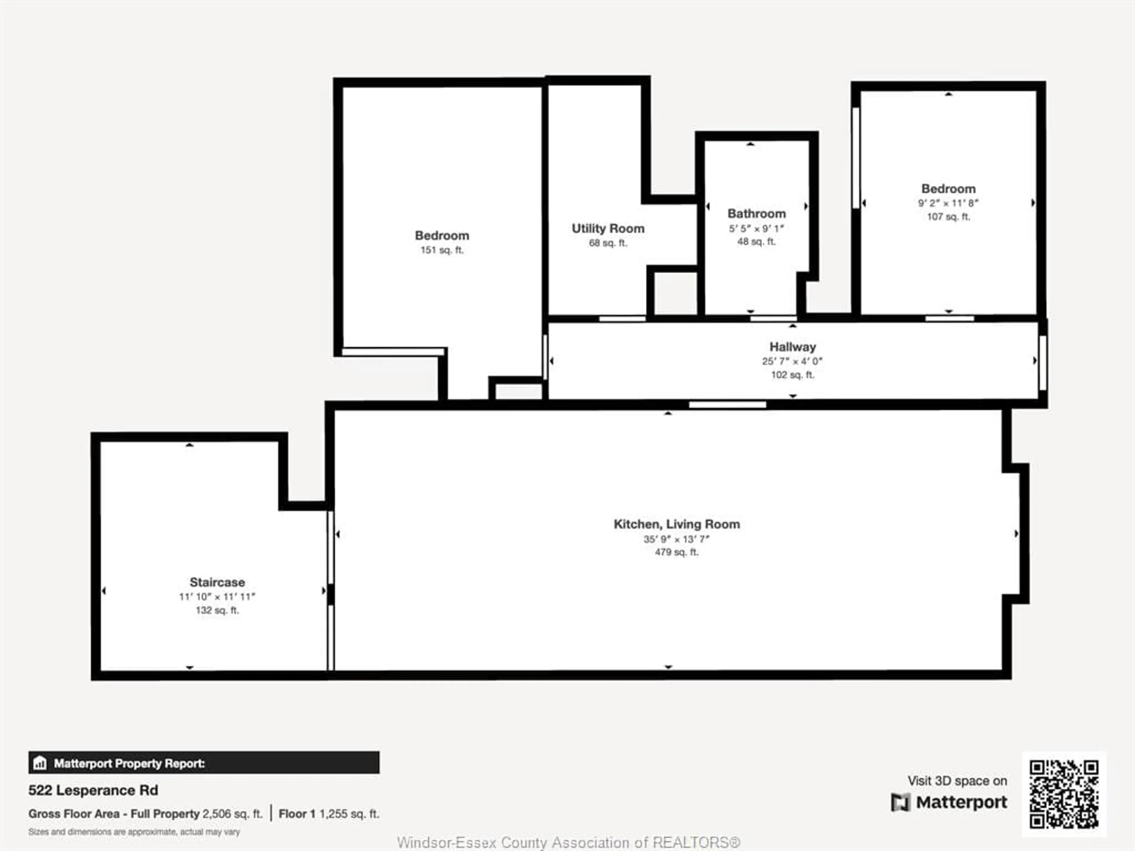 Floor plan for 522 LESPERANCE ROAD, Tecumseh Ontario N8N 1W4