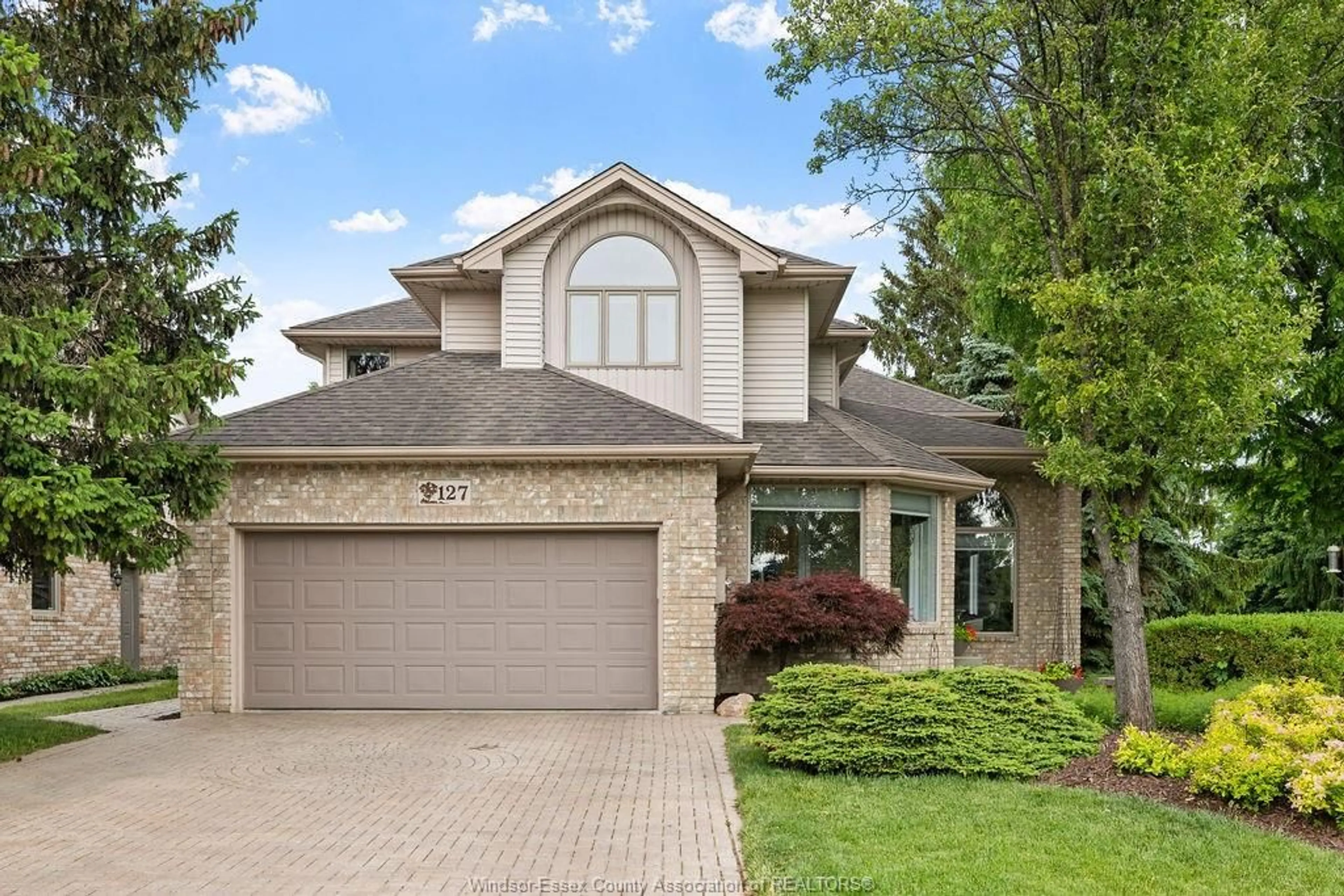 Home with brick exterior material, street for 127 MCMURREN Cres, Lakeshore Ontario N8N 4R5
