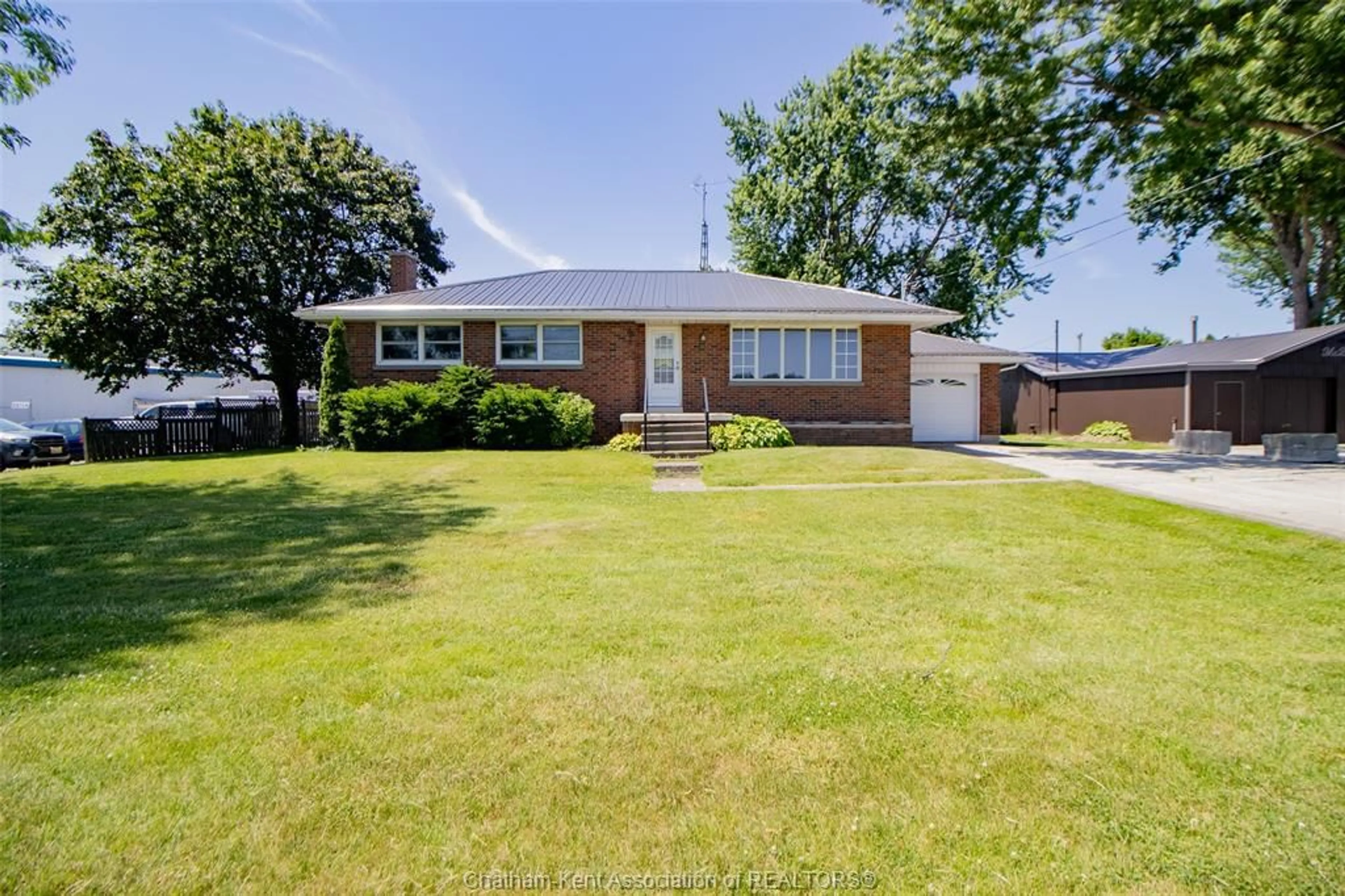 Home with brick exterior material, street for 22142 CHARING CROSS Rd, Chatham Ontario N7M 5J3