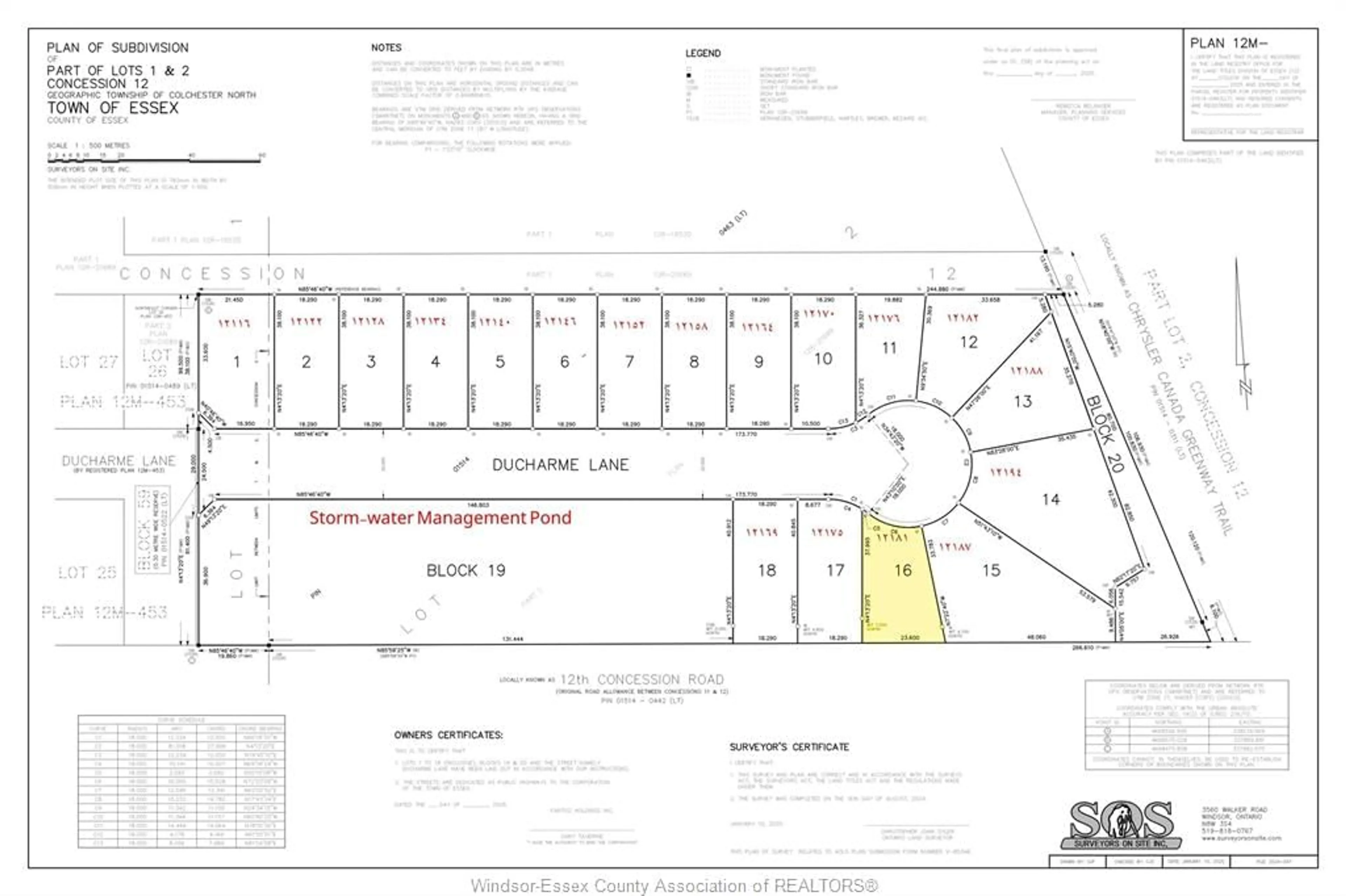 Floor plan for 12181 DUCHARME, Essex Ontario N0R 1J0