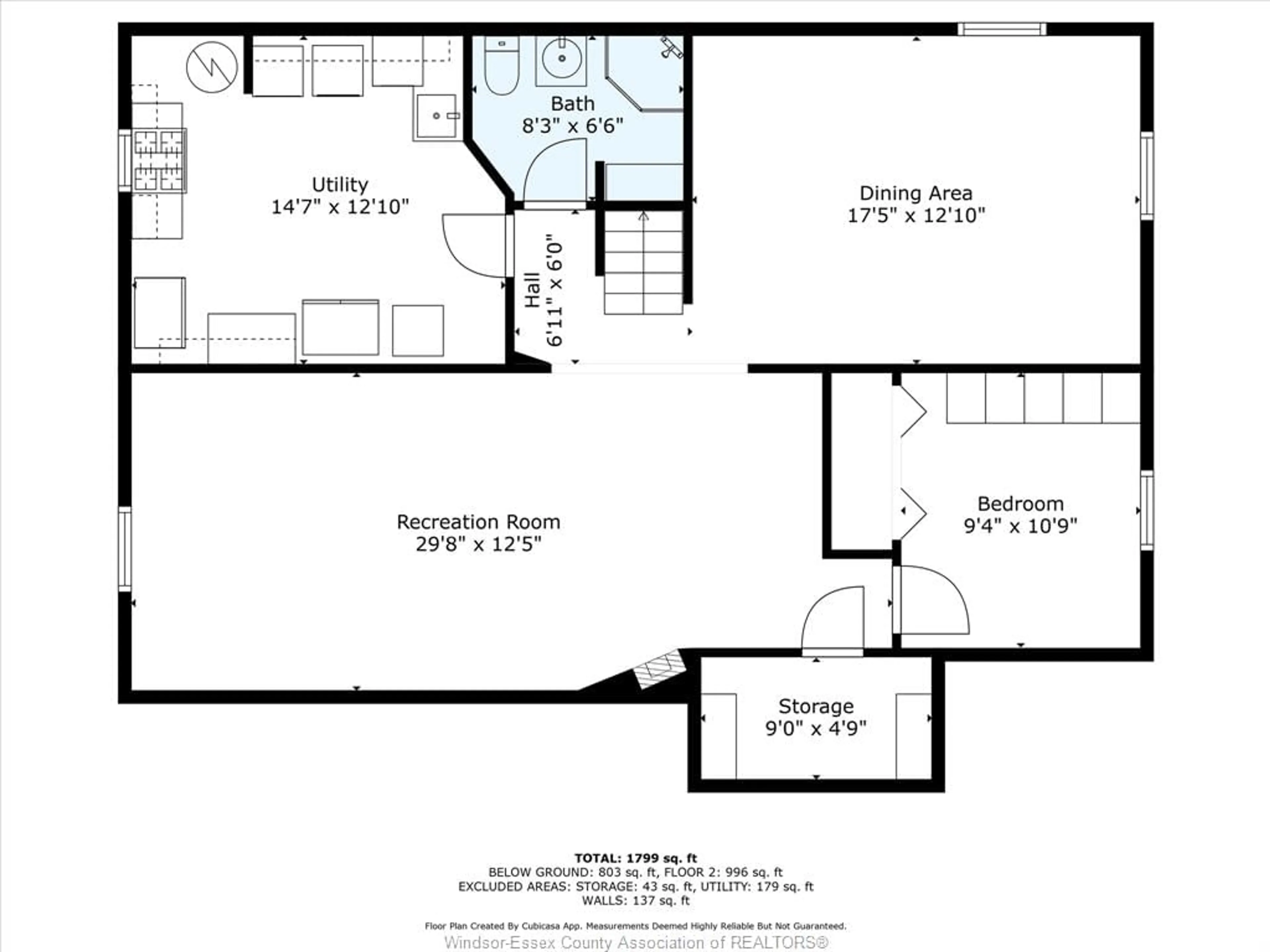 Floor plan for 2950 LAUZON, Windsor Ontario N8T 2Z8