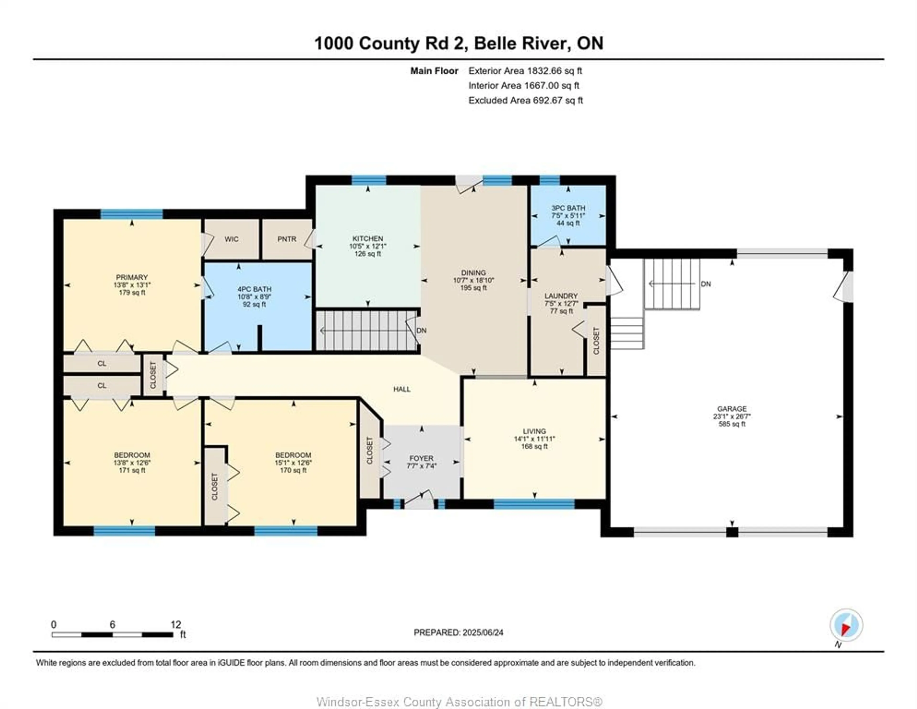 Floor plan for 1000 COUNTY ROAD 2, Lakeshore Ontario N0R 1A0