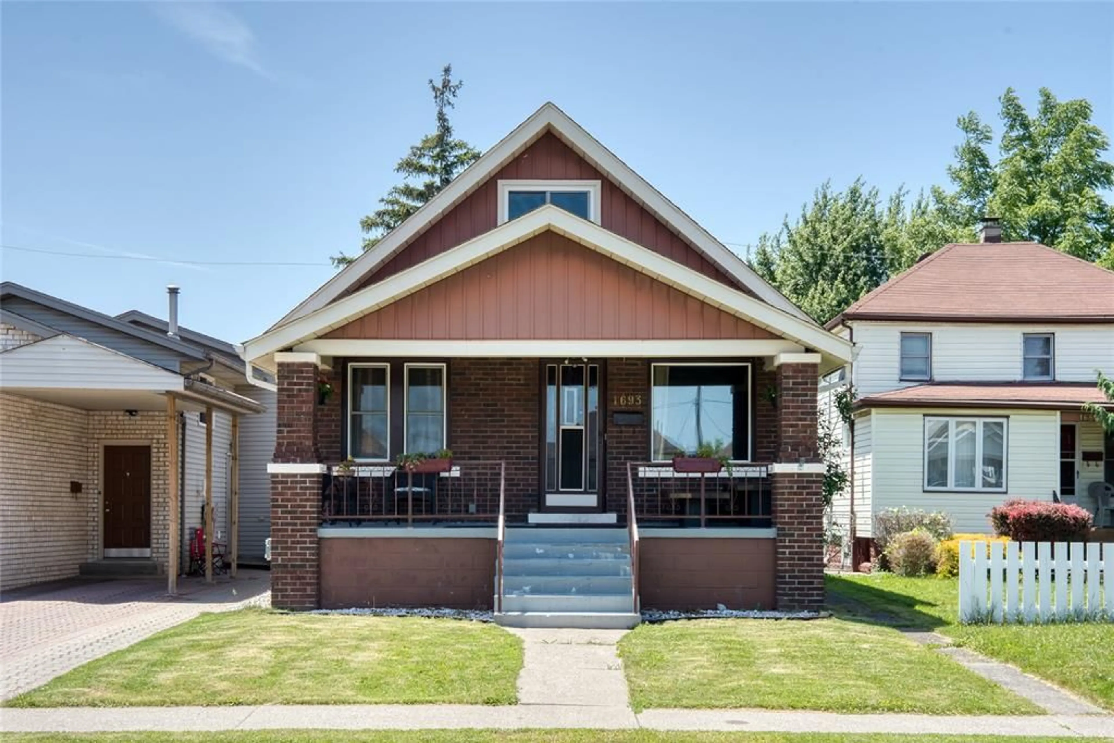 Home with brick exterior material, street for 1693 ELSMERE STREET, Windsor Ontario N8X 4H5