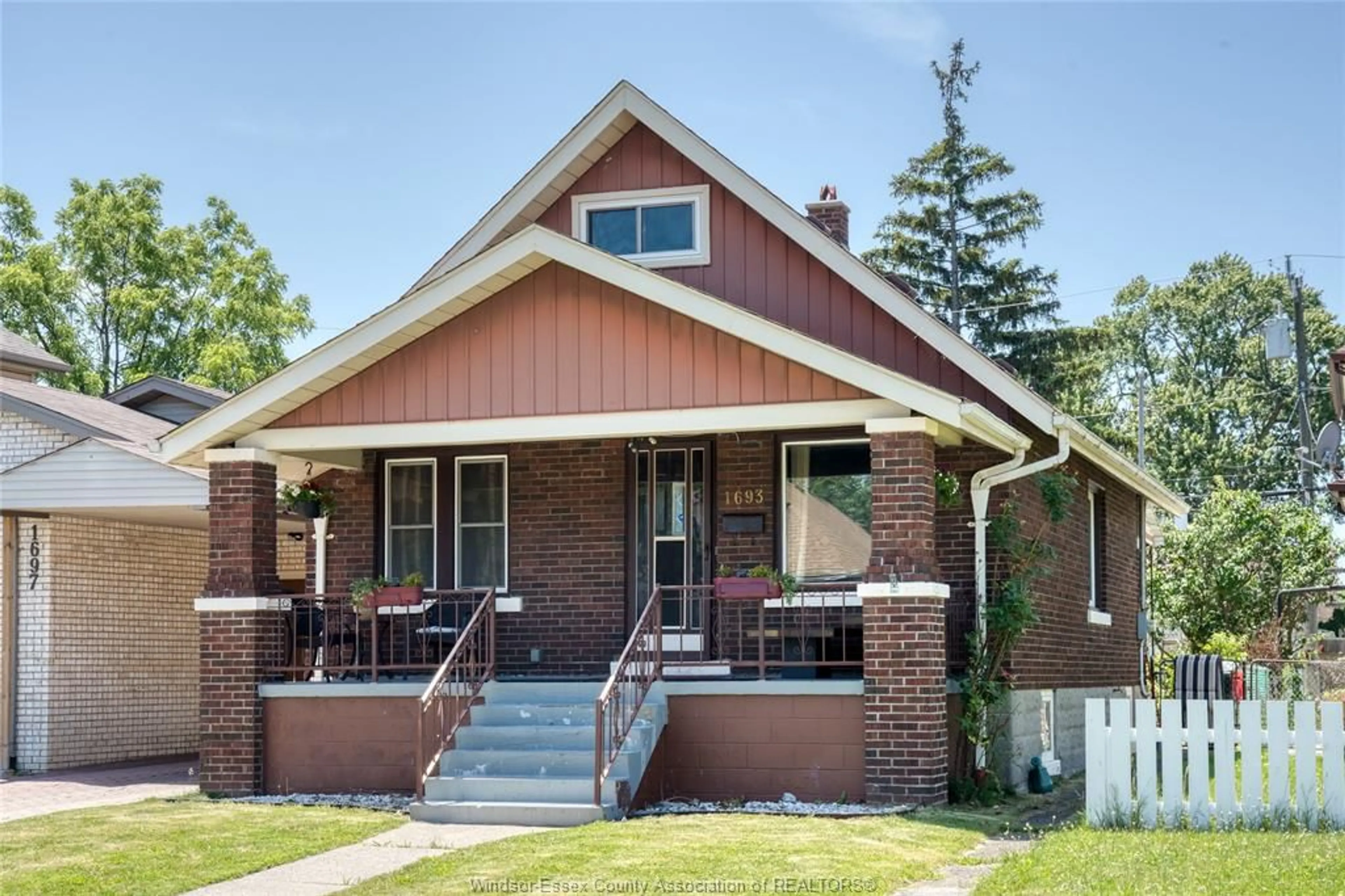 Home with brick exterior material, street for 1693 ELSMERE STREET, Windsor Ontario N8X 4H5