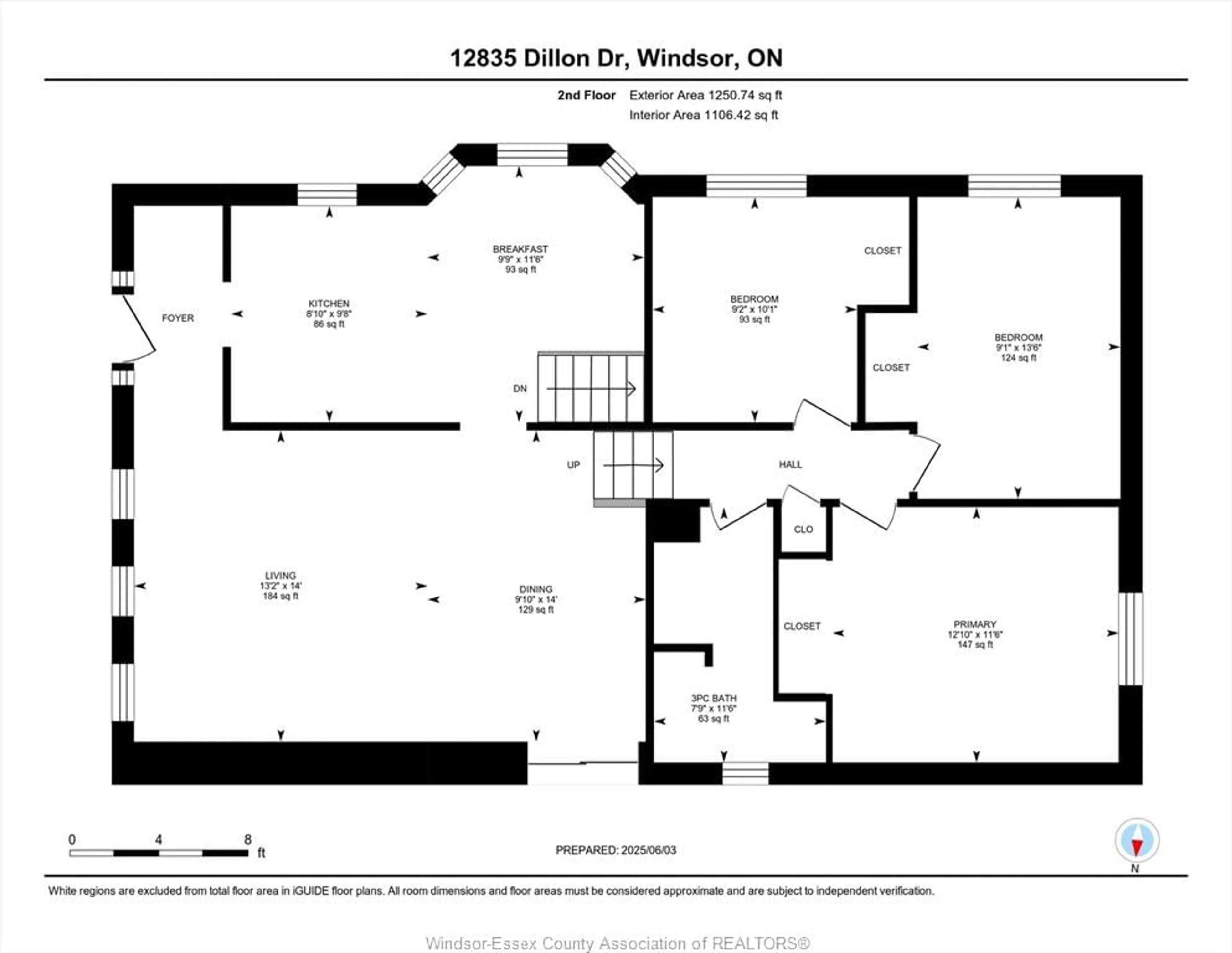 Floor plan for 12835 Dillon Dr, Tecumseh Ontario N8N 3L9