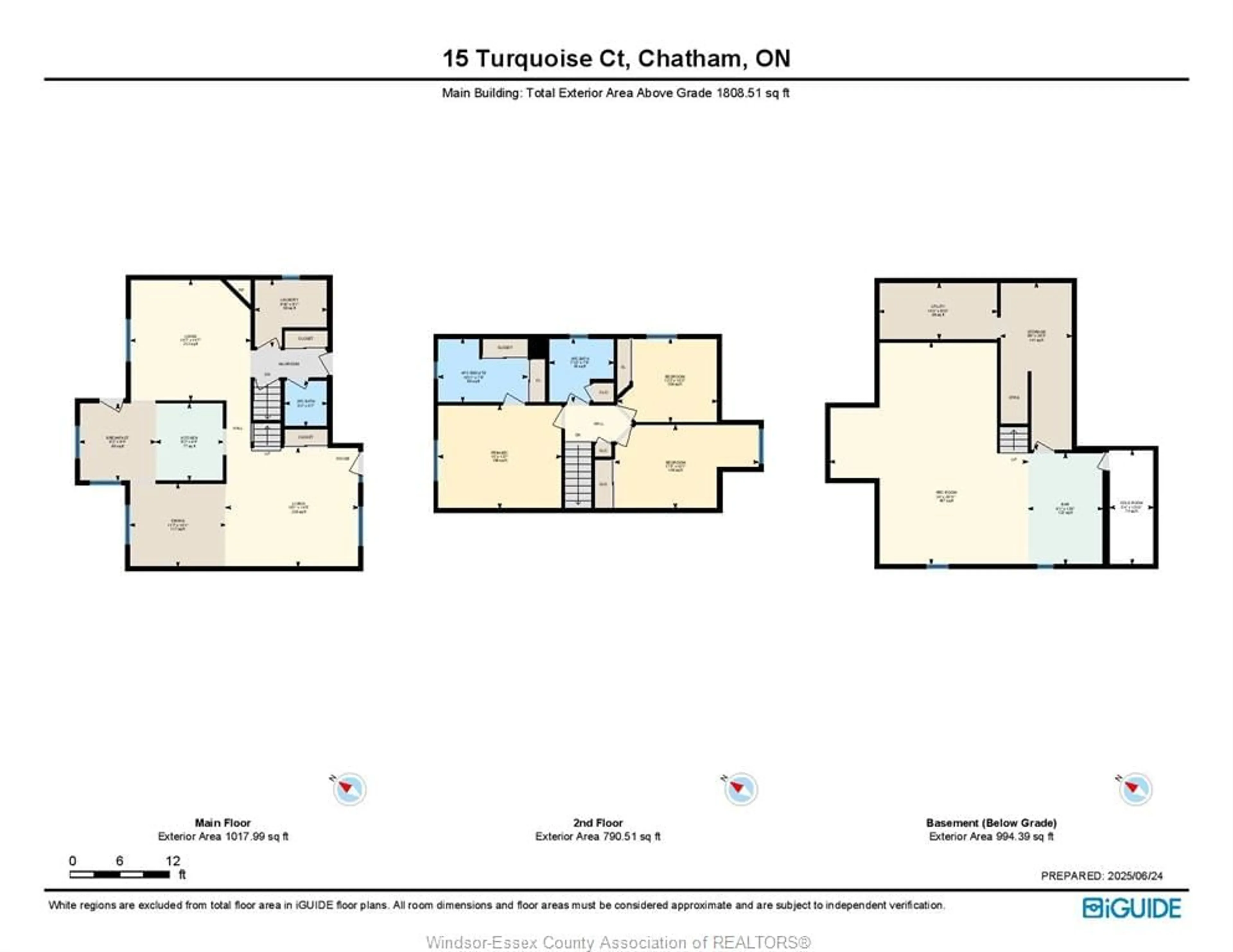 Floor plan for 15 TURQUOISE, Chatham Ontario N7M 6G8