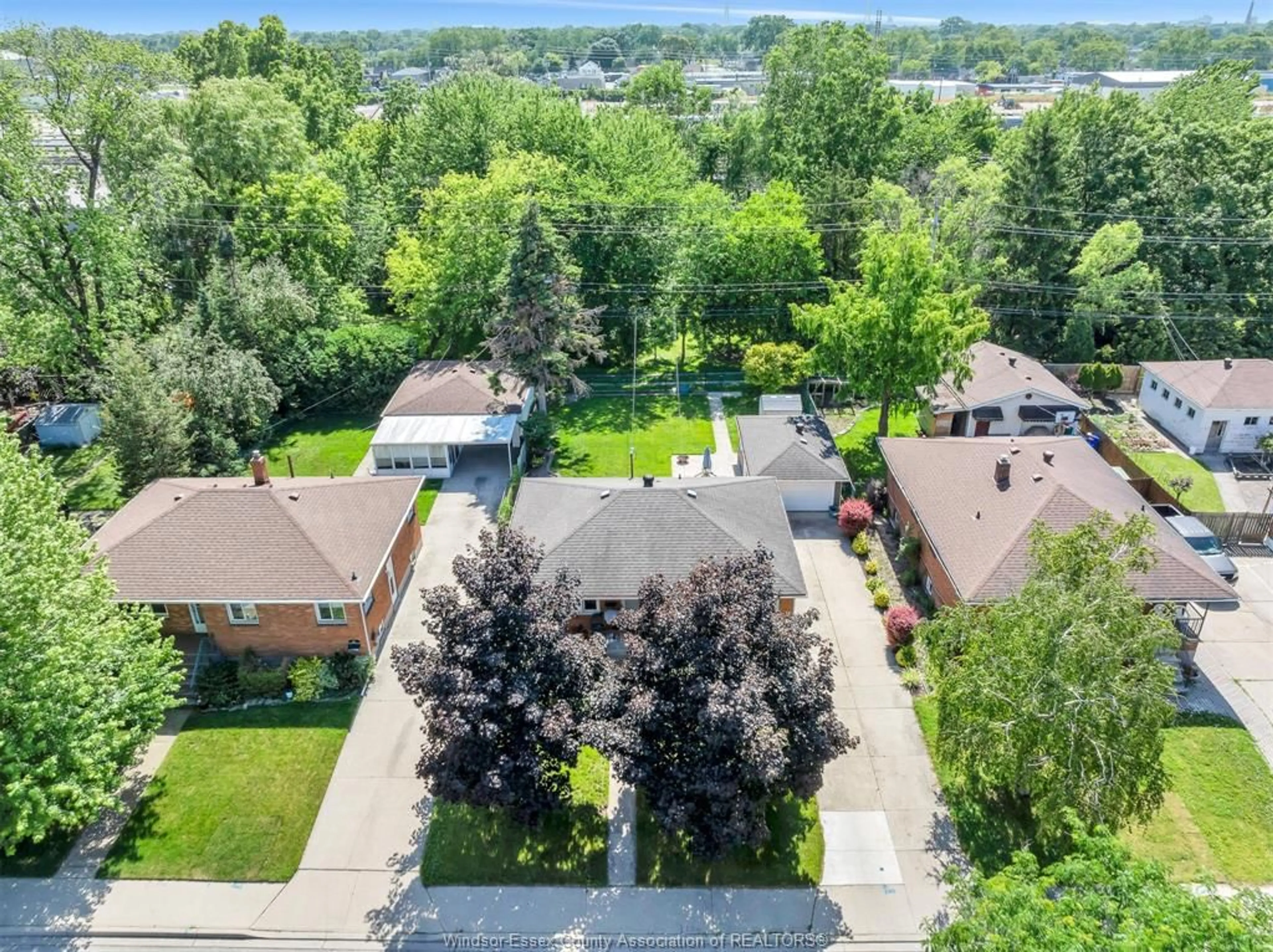 A pic from outside/outdoor area/front of a property/back of a property/a pic from drone, street for 1315 JANETTE AVE, Windsor Ontario N8X 1Y7