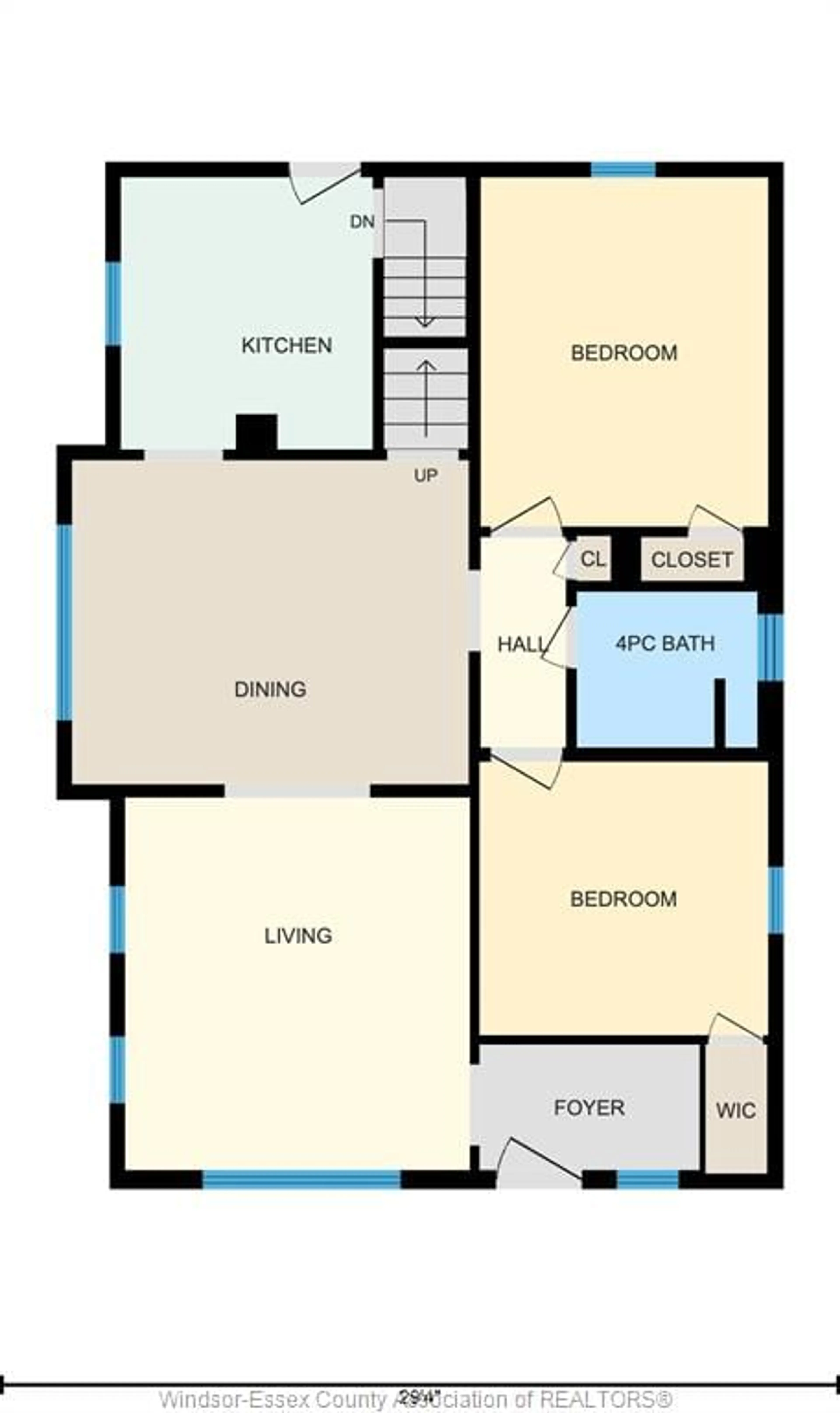Floor plan for 426 TECUMSEH RD W & 1670 YORK STREET W, Windsor Ontario N8X 1G5