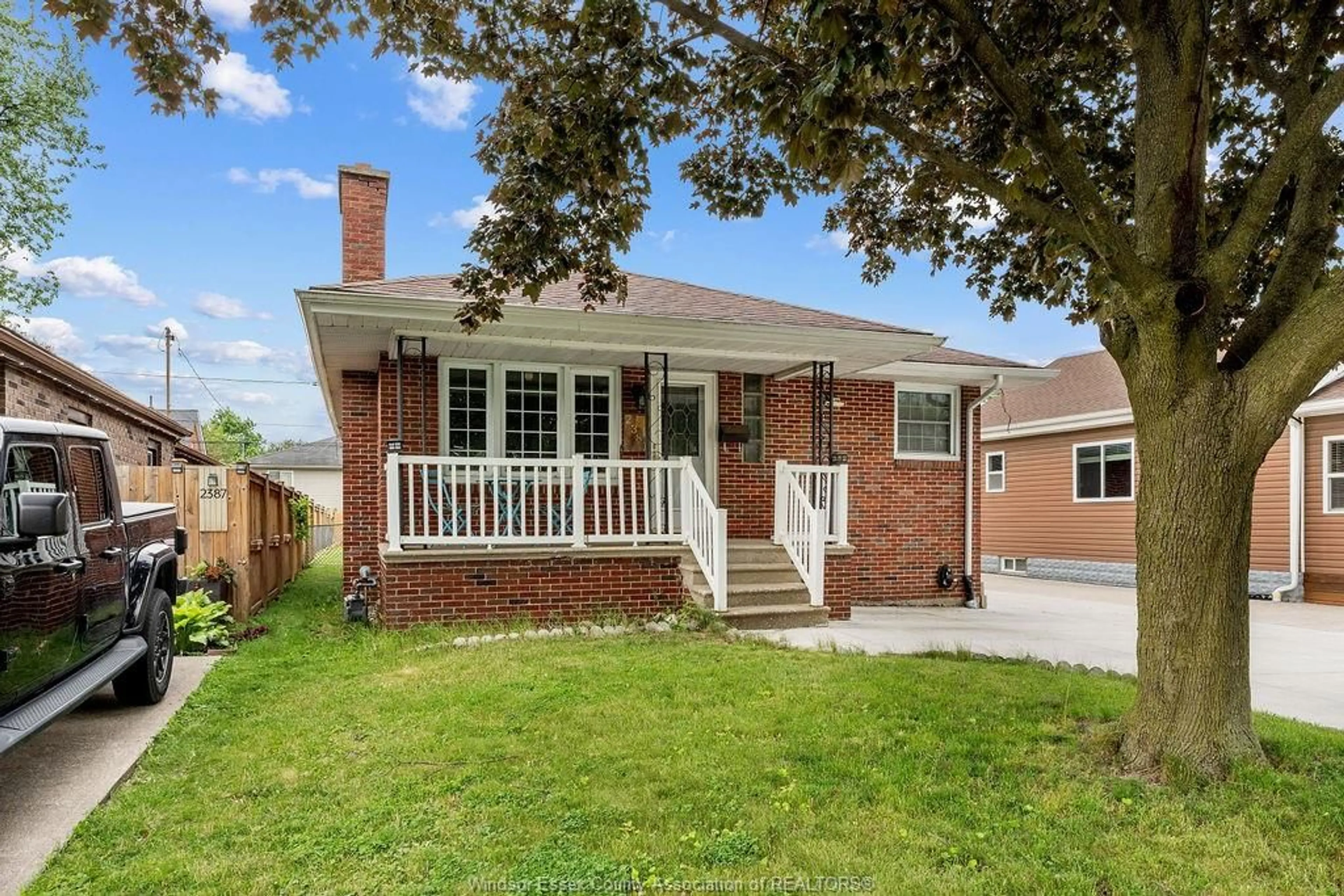 Home with brick exterior material, street for 2381 BERNARD Rd, Windsor Ontario N8W 4R7