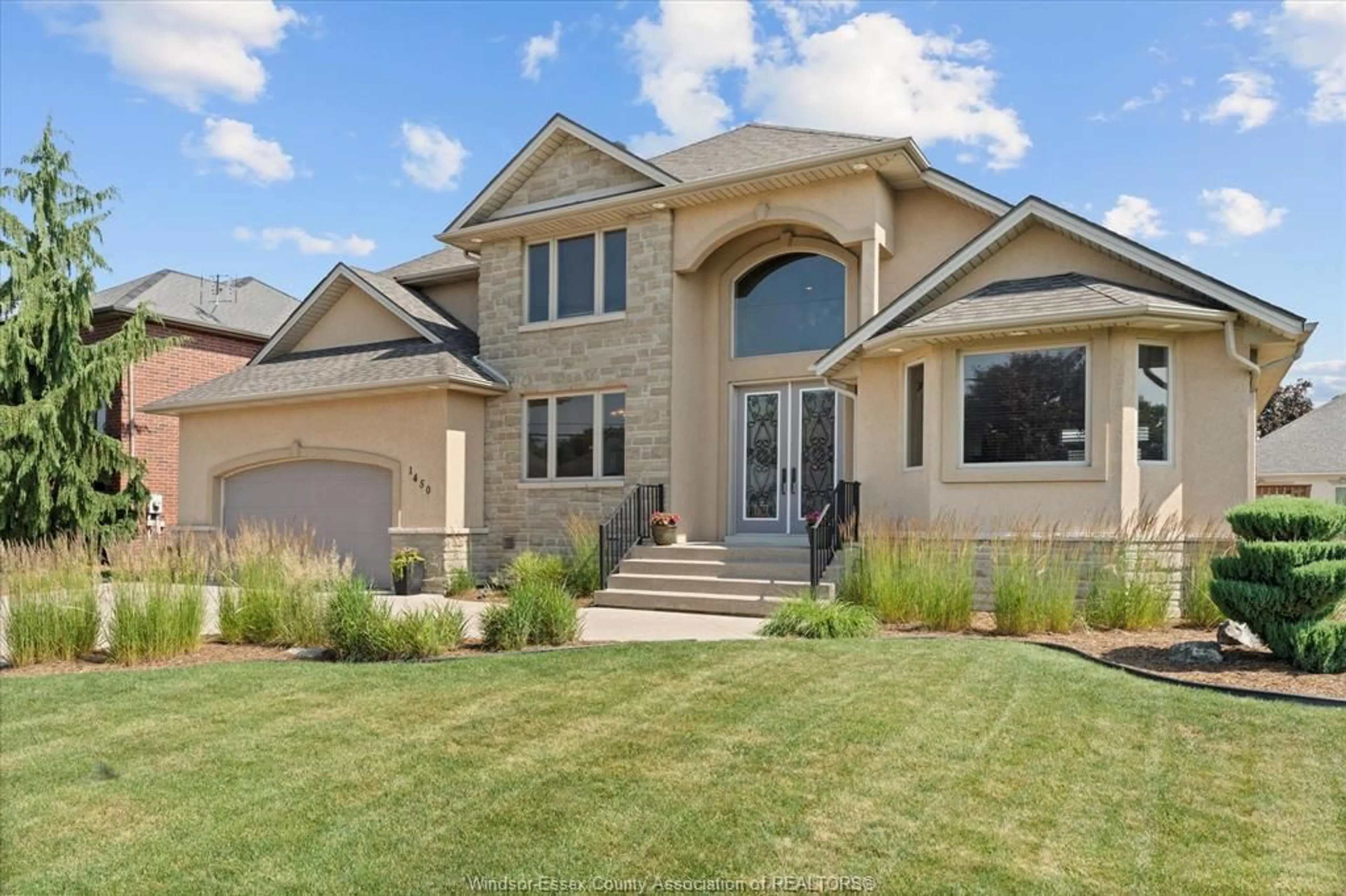 Home with vinyl exterior material, street for 1450 MORTON Dr, LaSalle Ontario N9J 3S9