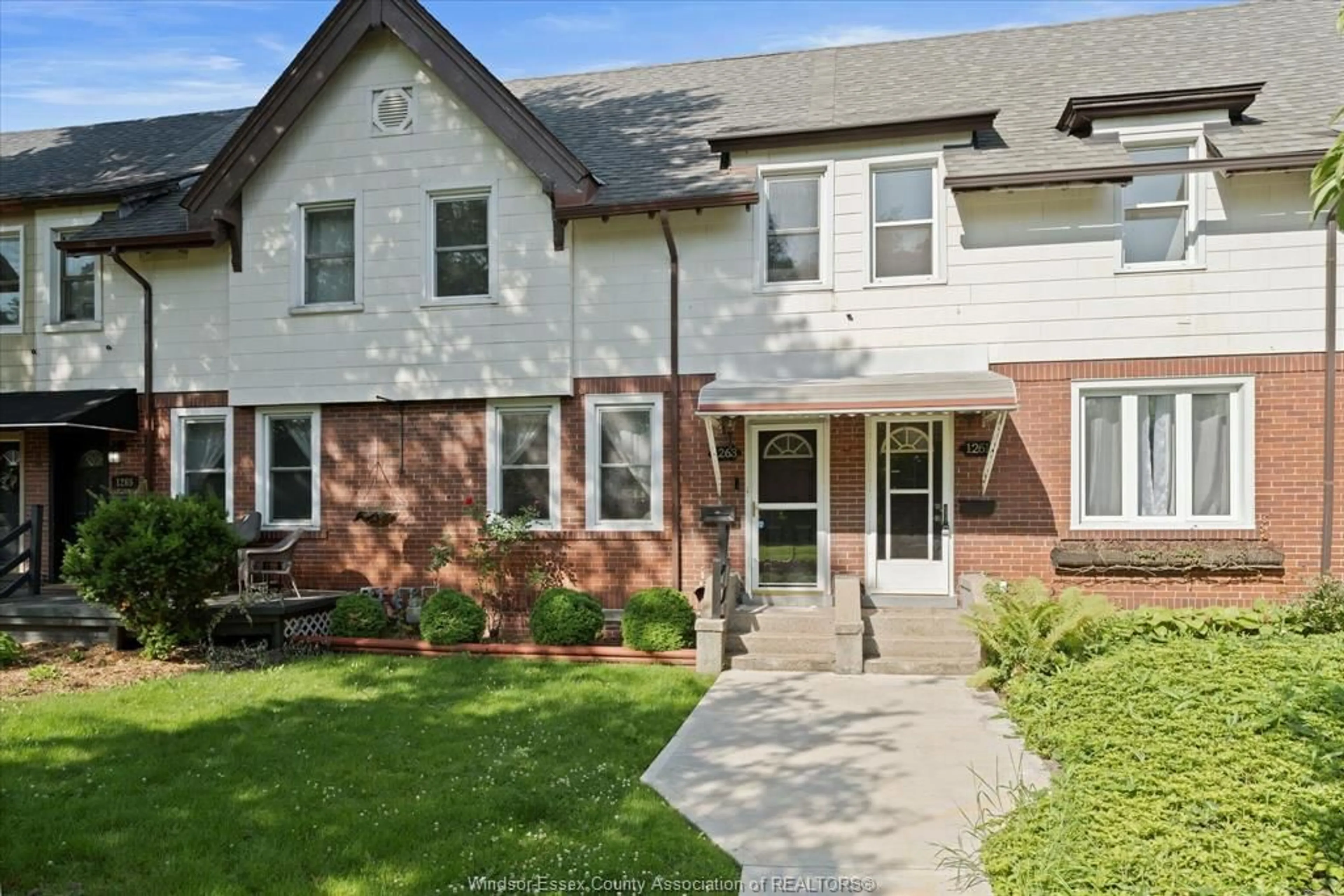 Home with brick exterior material, street for 1263 Monmouth, Windsor Ontario N8Y 3M2