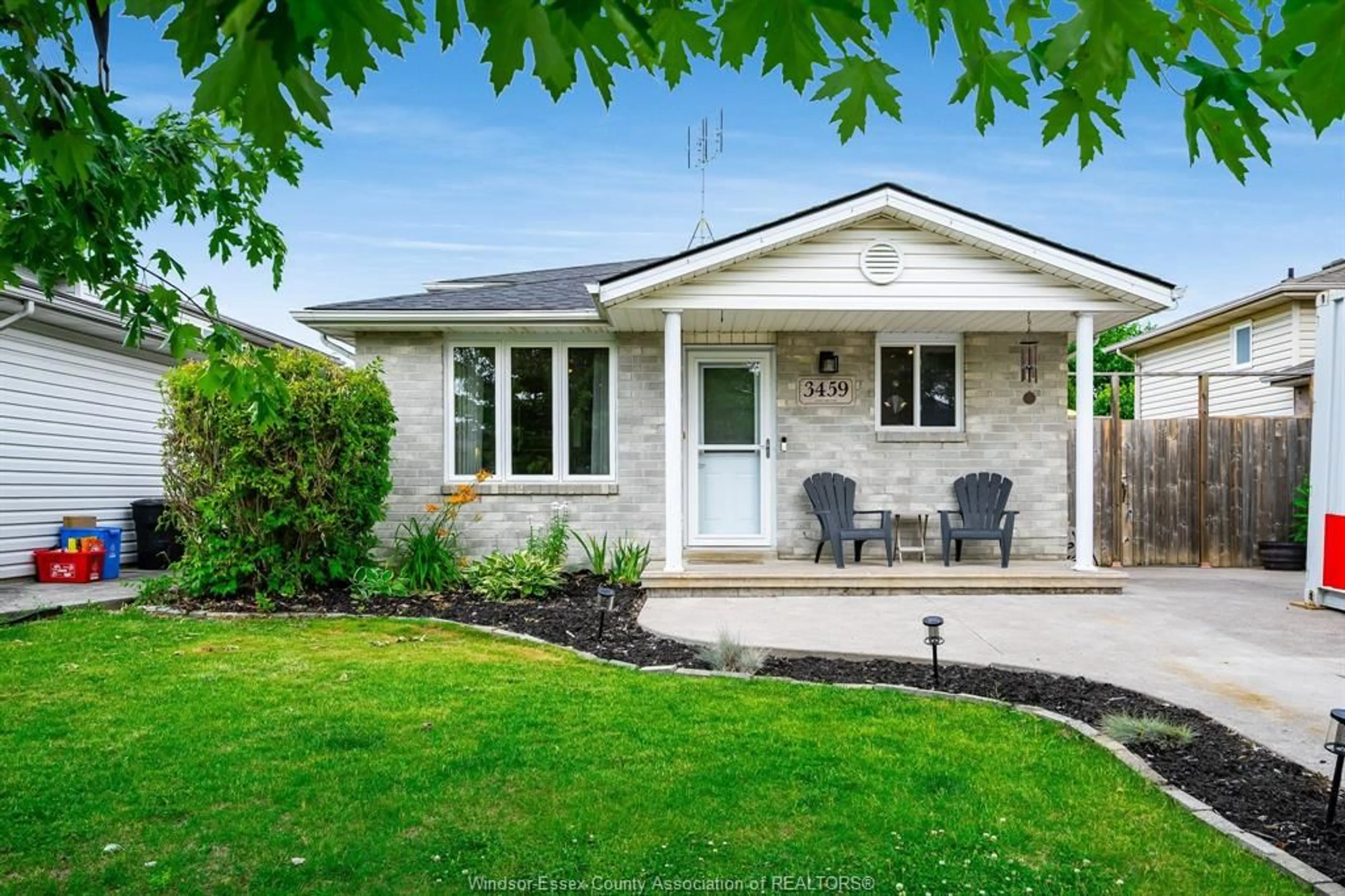 Home with vinyl exterior material, street for 3459 Caribou Cres, Windsor Ontario N8W 5V4