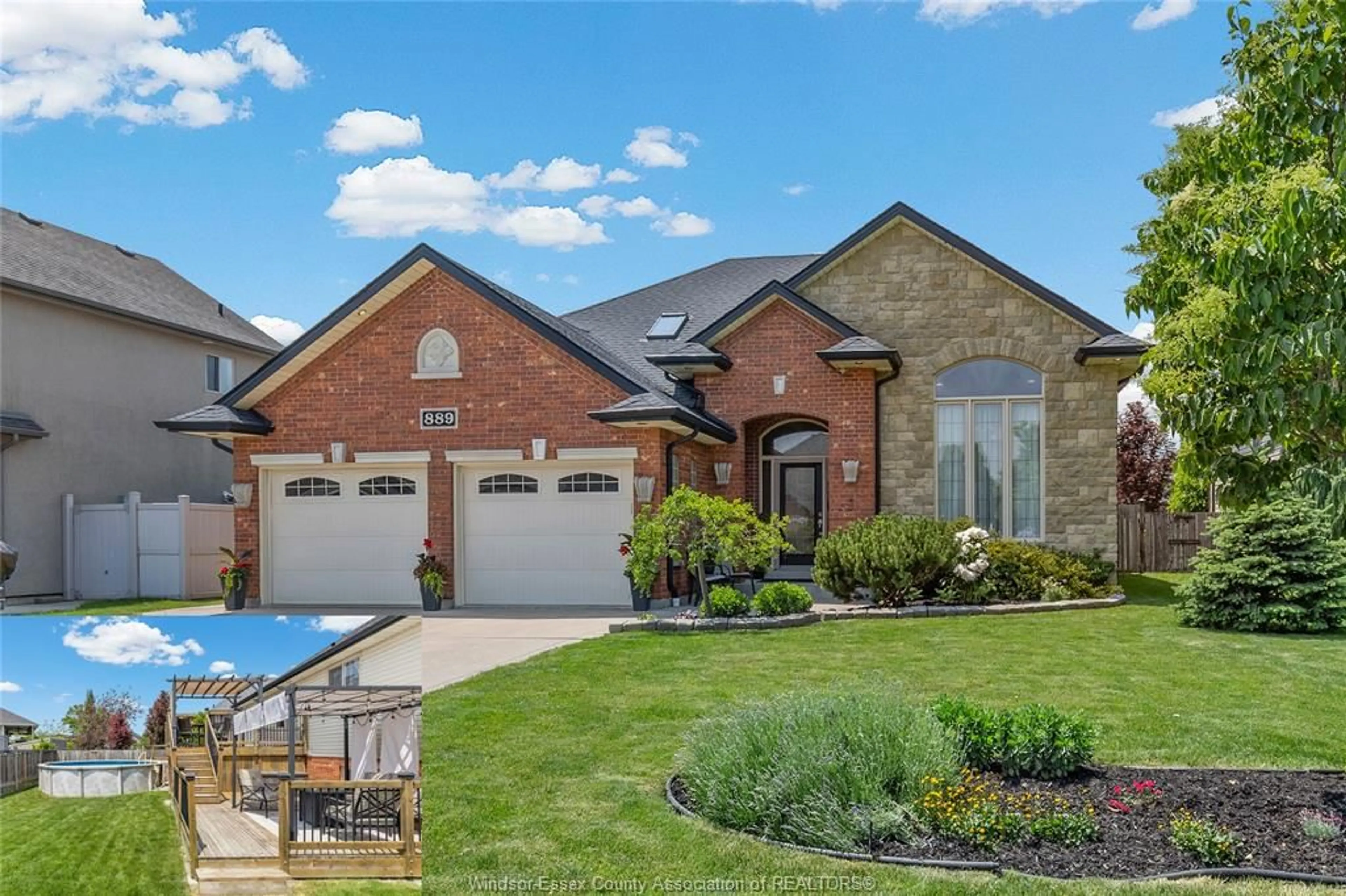 Home with brick exterior material, unknown for 889 DRIFTWOOD, Lakeshore Ontario N8L 1G4