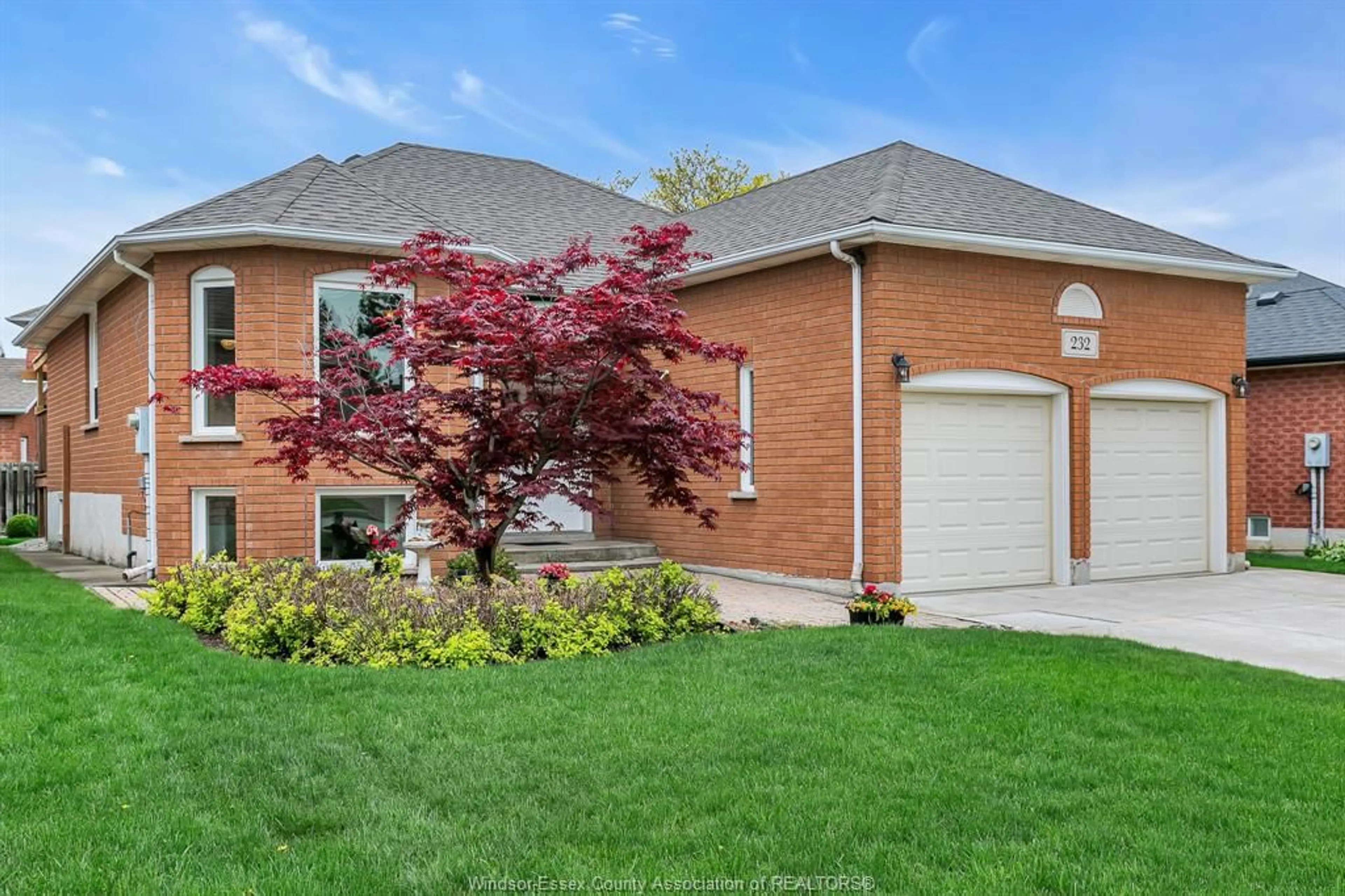 Home with brick exterior material, street for 232 EVELEIGH Cres, Windsor Ontario N9E 4M3