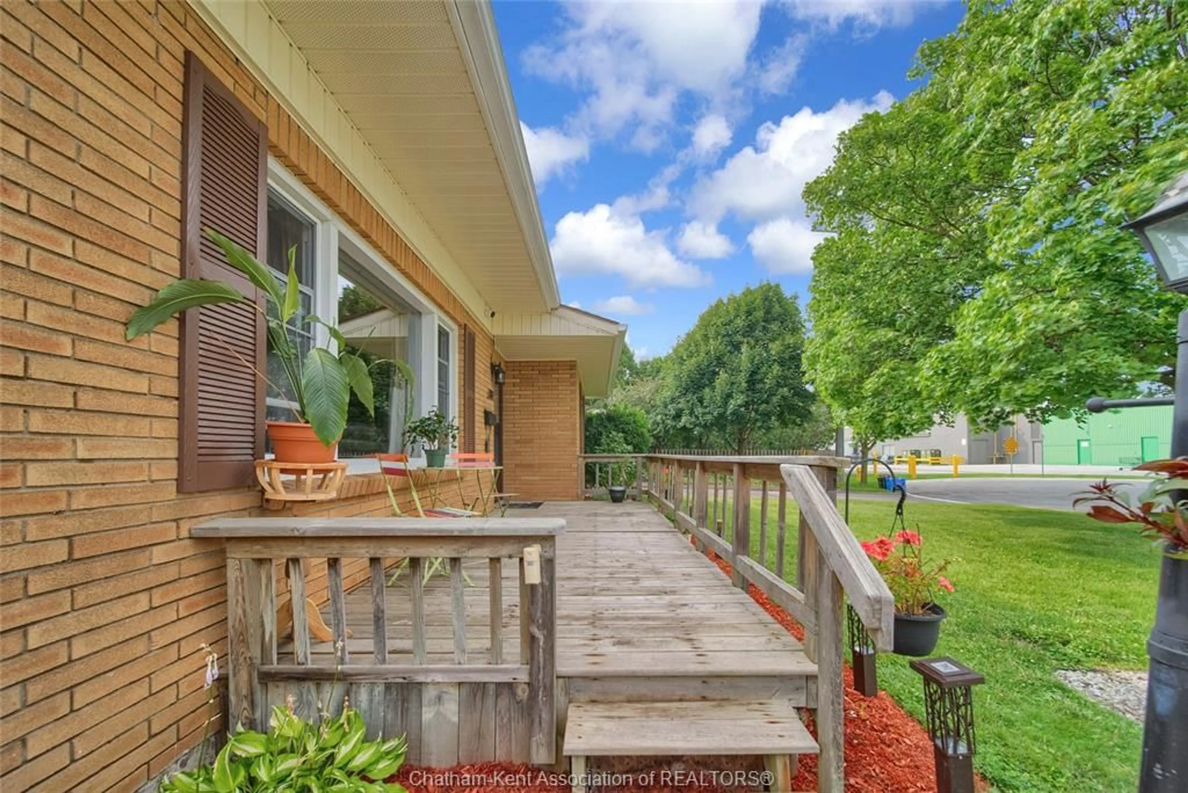 Patio, water/lake/river/ocean view for 30 Galbraith St, Chatham Ontario N7L 3X7