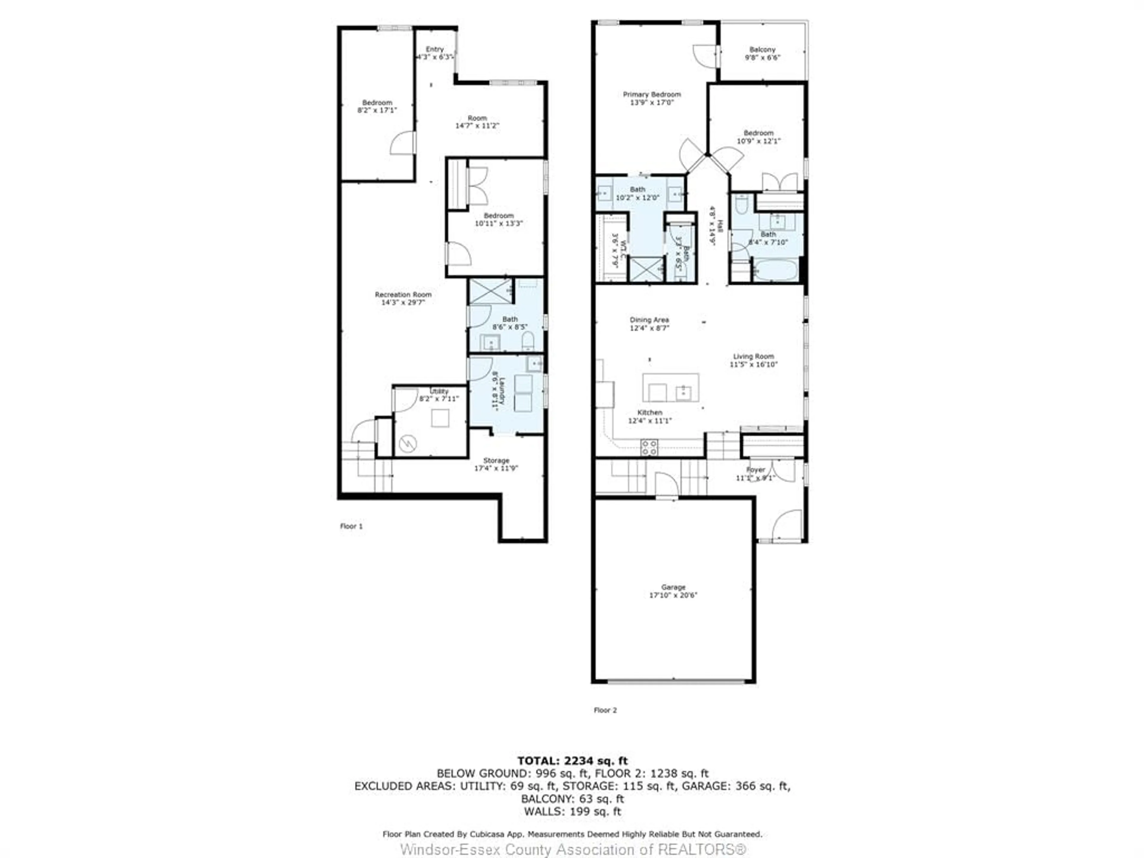 Floor plan for 21 WOODLAND, Kingsville Ontario N9Y 0A9