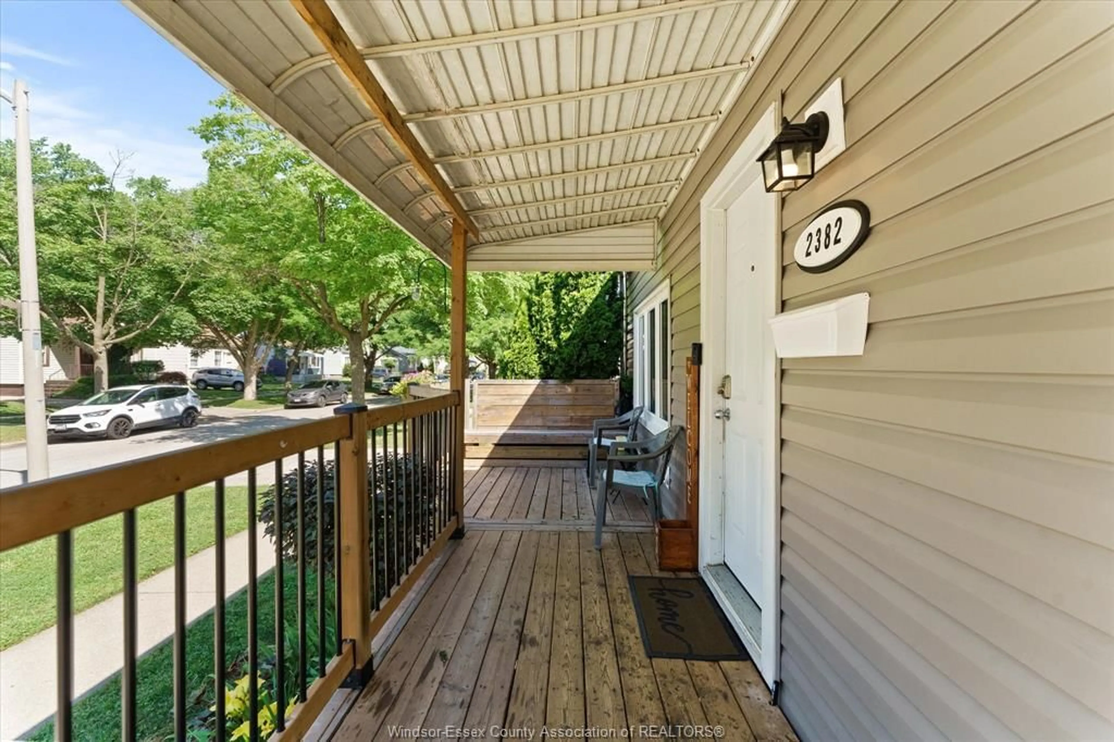 Patio, street for 2382 Elsmere, Windsor Ontario N8W 2C8