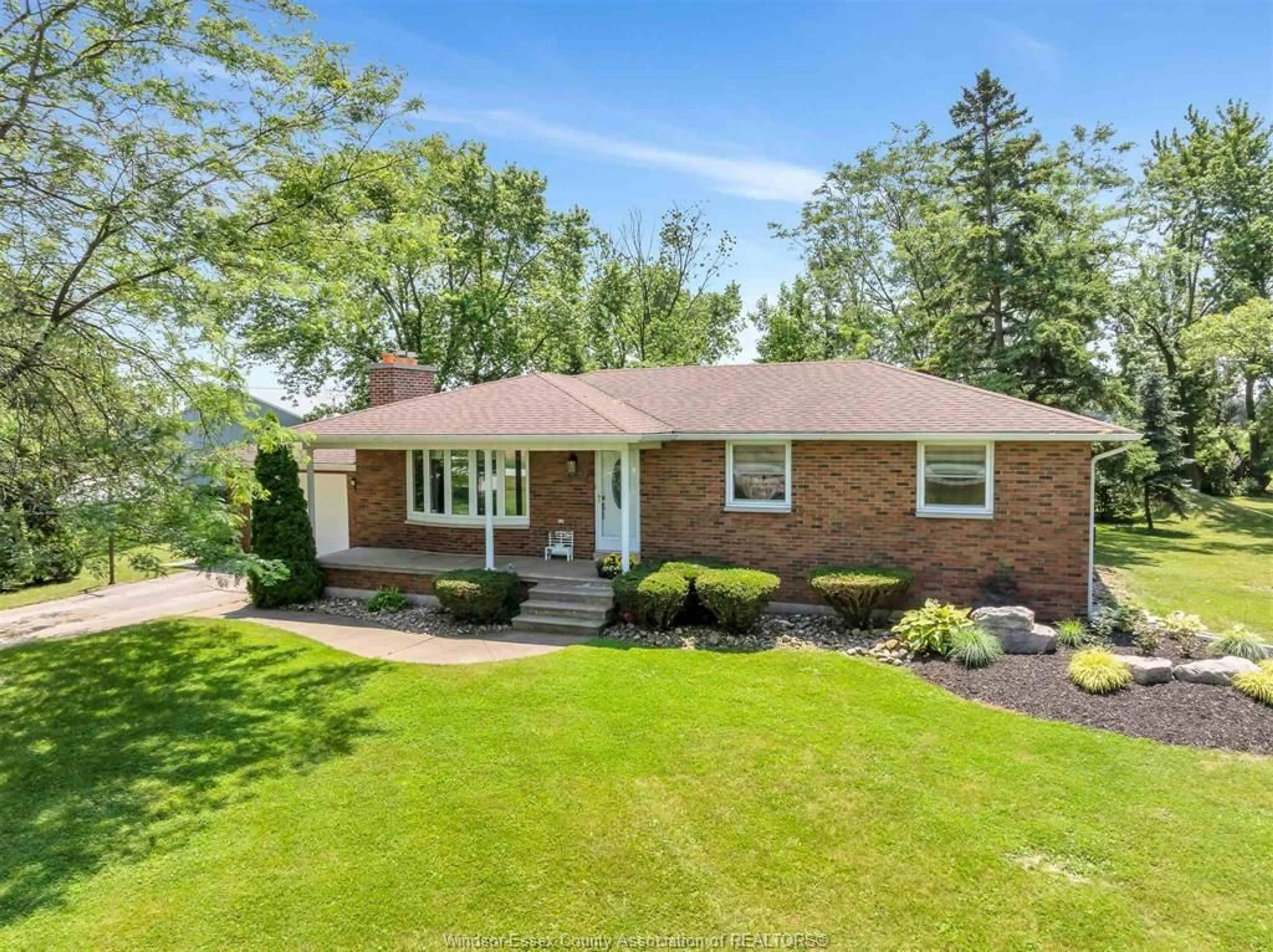 Home with brick exterior material, water/lake/river/ocean view for 3927 South Talbot Rd, Tecumseh Ontario N0R 1L0