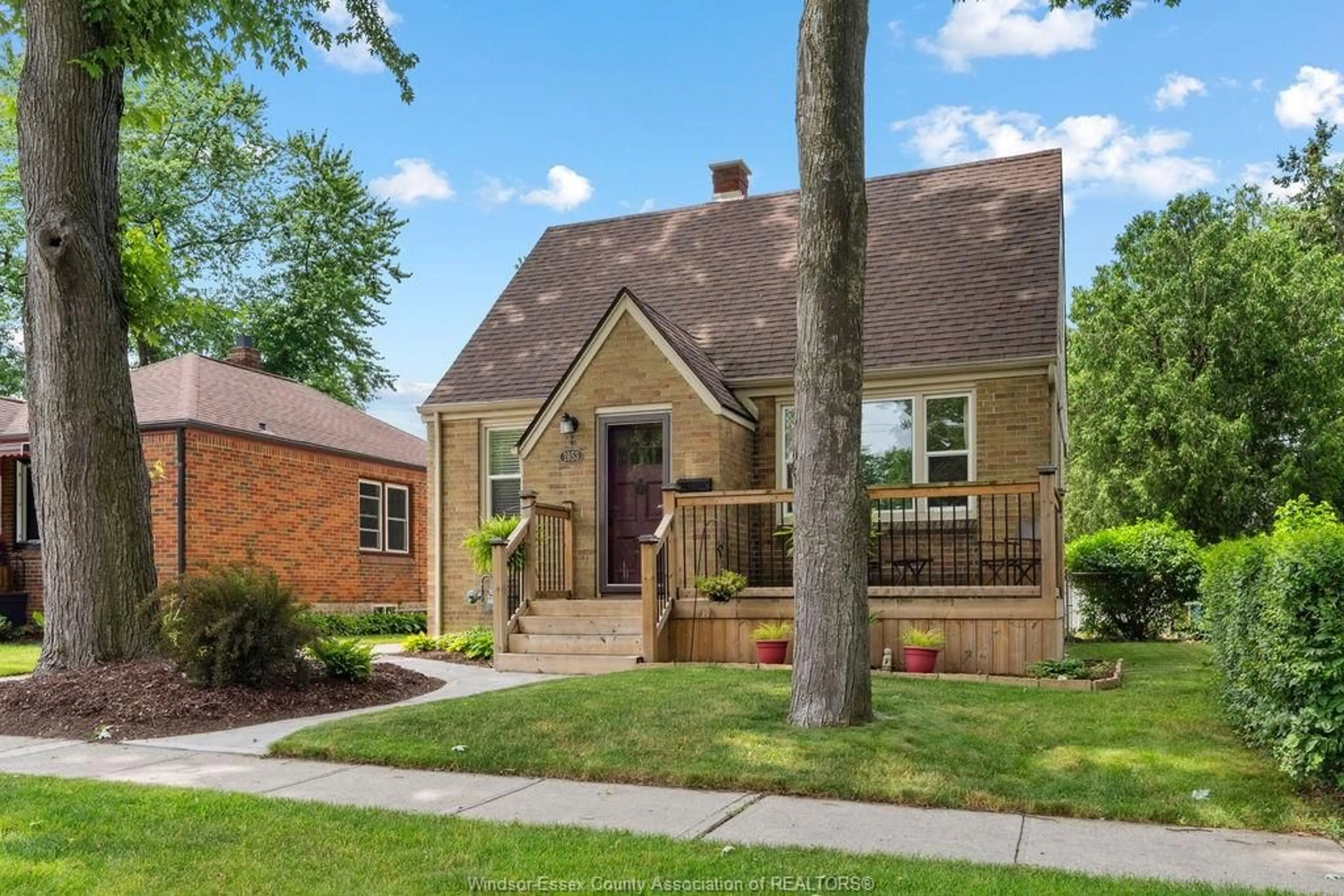Home with brick exterior material, street for 1953 Ellrose Ave, Windsor Ontario N8W 4V1
