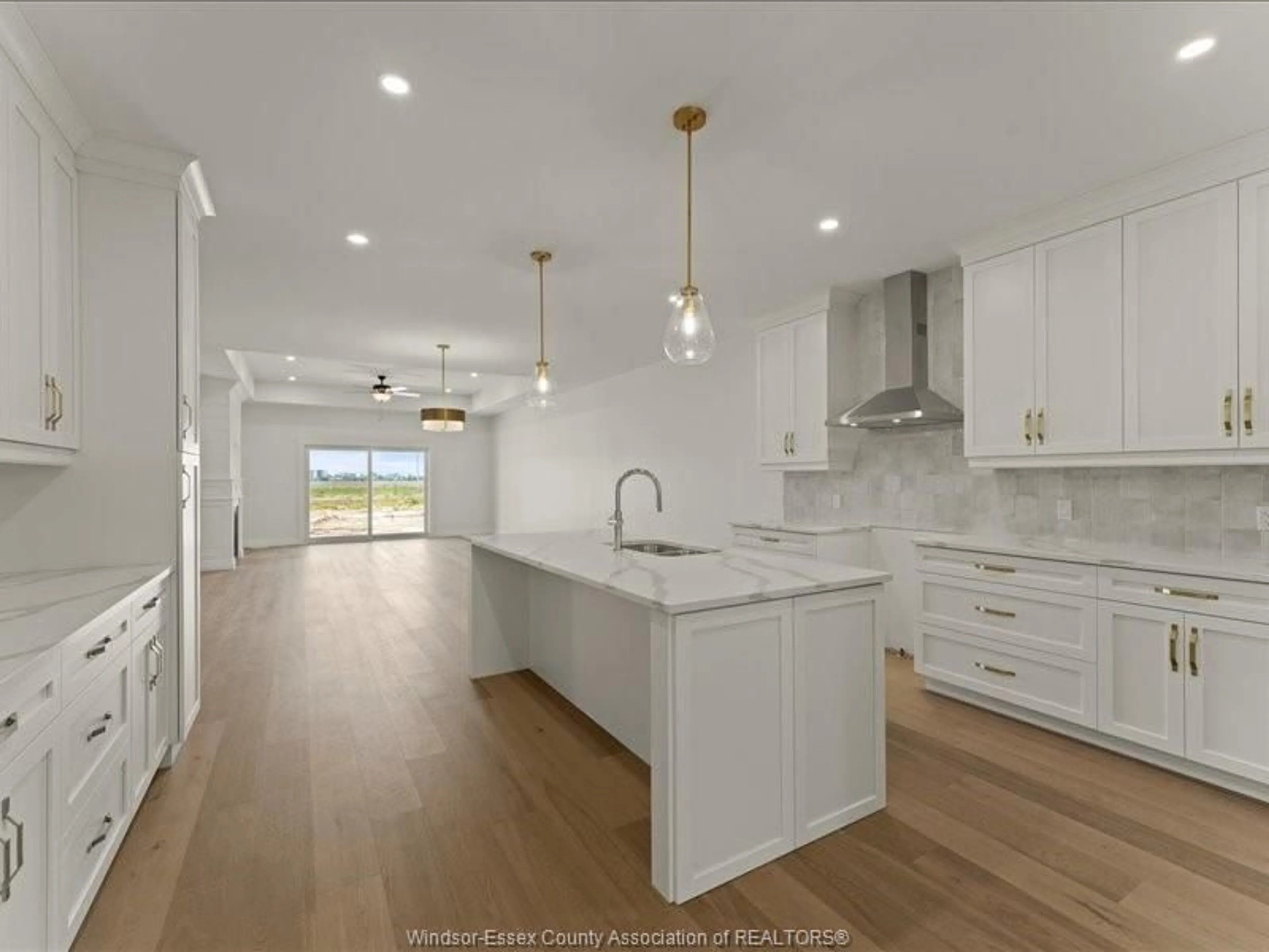 Open concept kitchen, ceramic/tile floor for 3245 TULLIO DRIVE, LaSalle Ontario N9H 1H3