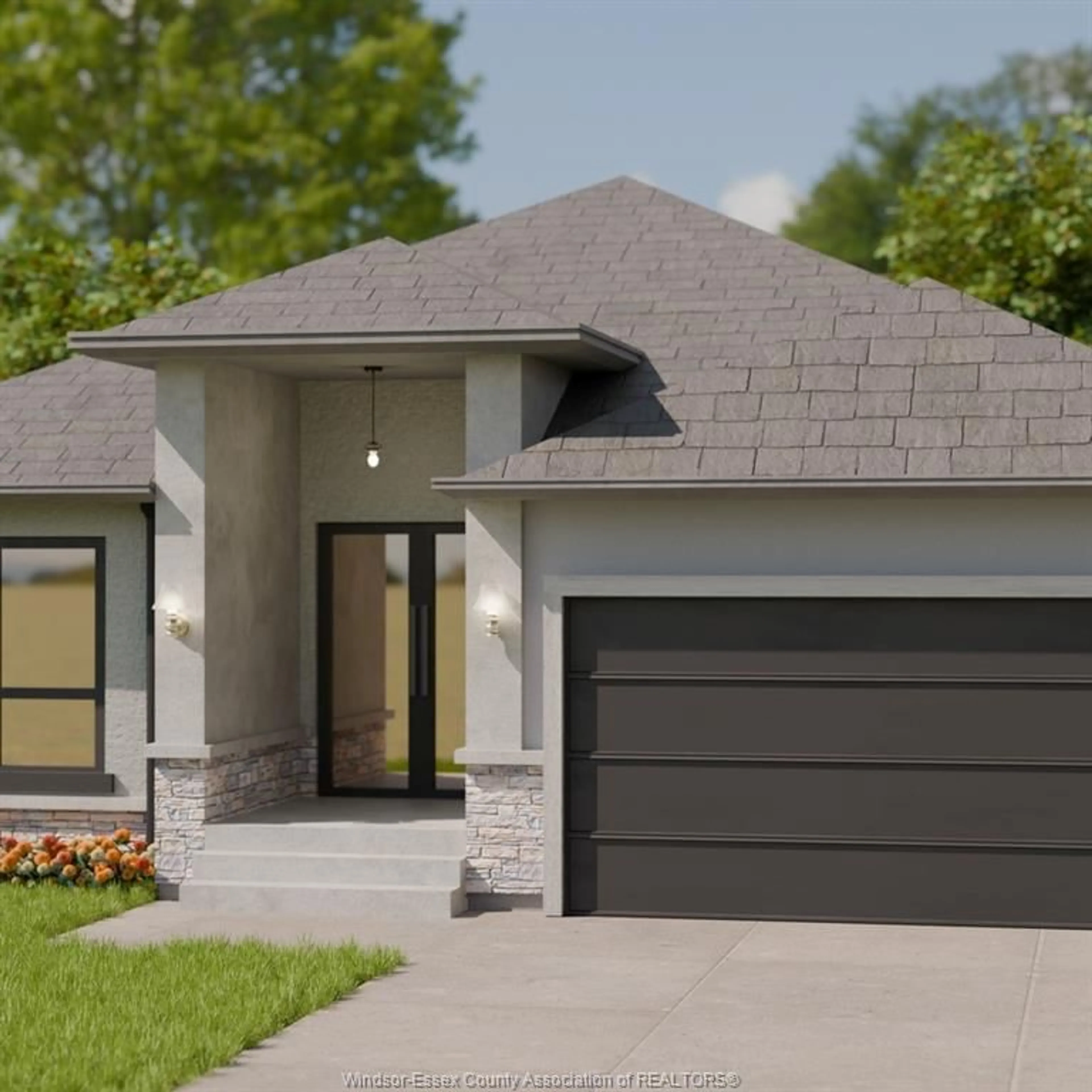 Home with vinyl exterior material, street for 5208 AIDEN Ave, Tecumseh Ontario N0R 1K0