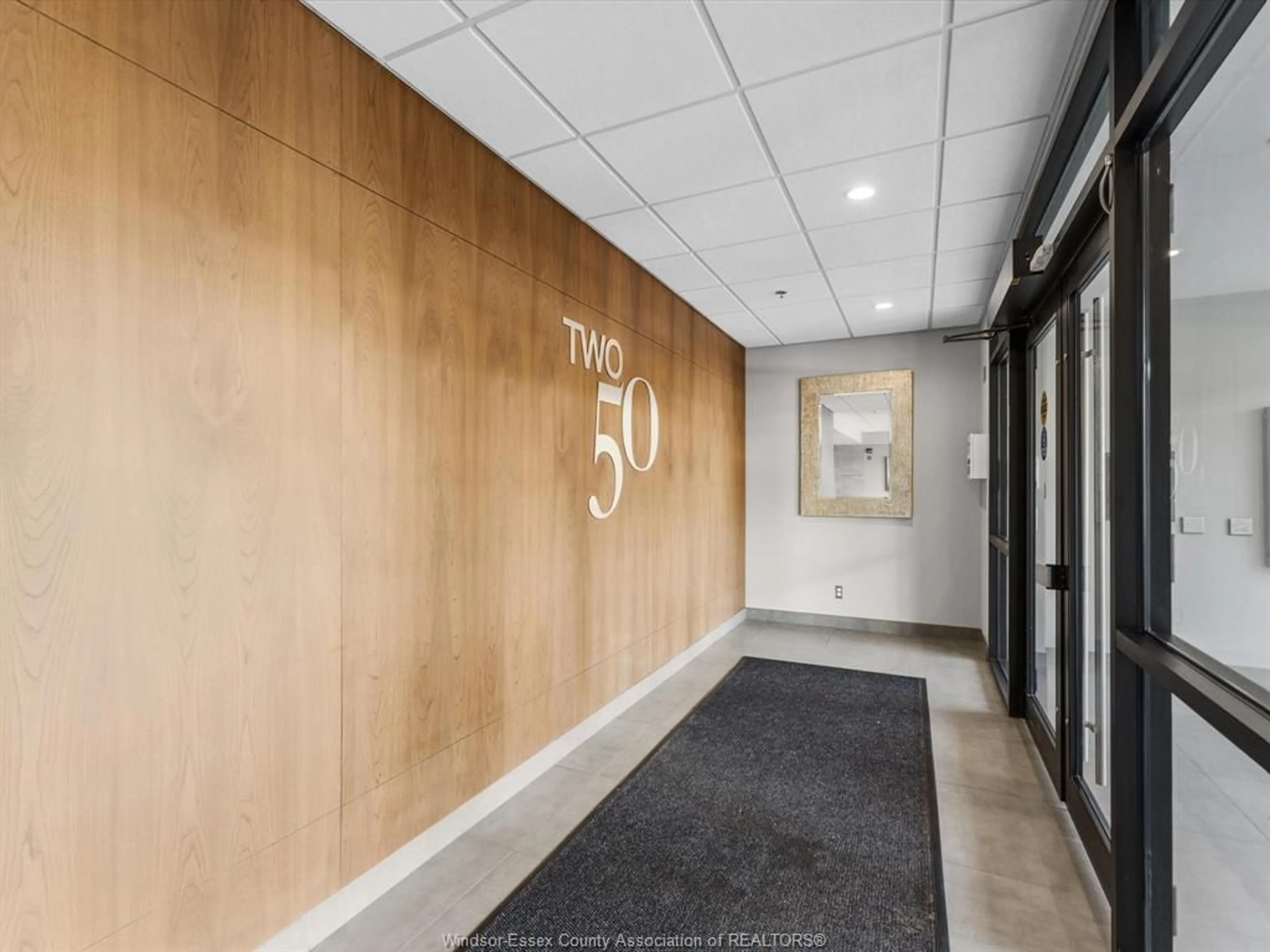 Indoor foyer for 250 Manning #204, Tecumseh Ontario N8H 0A8