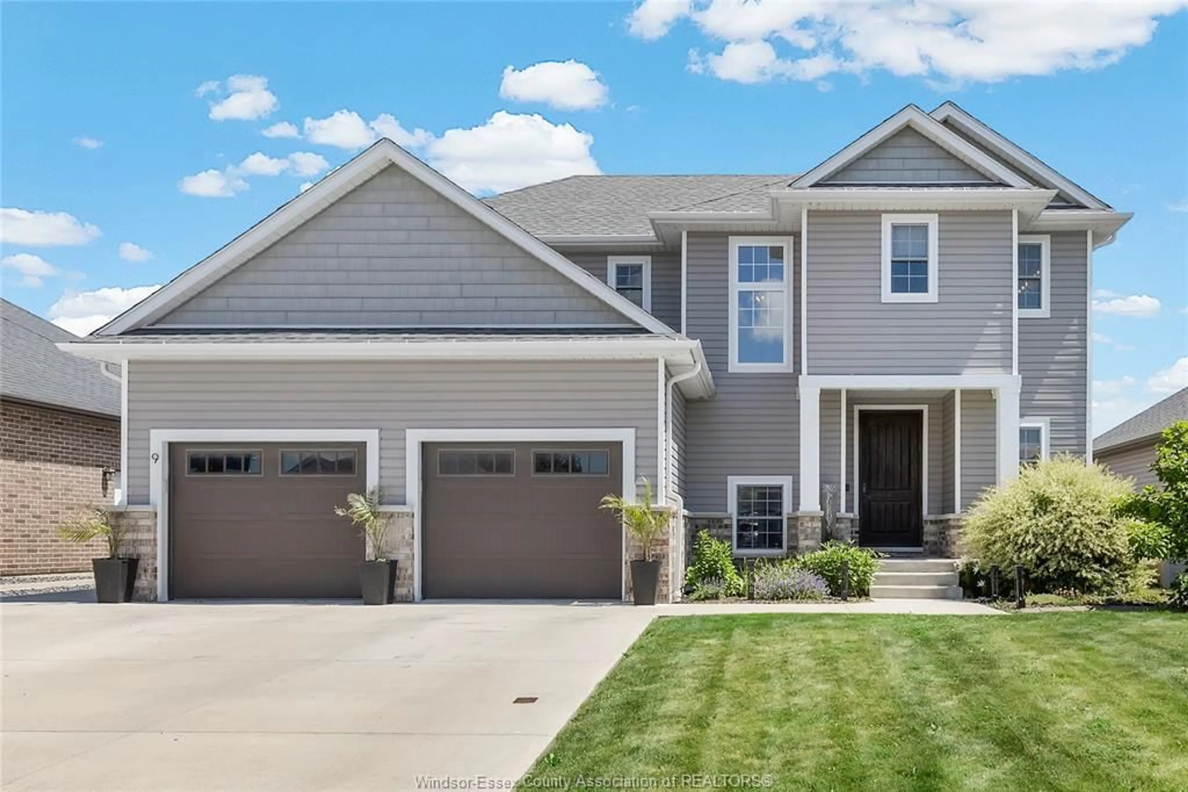 Home with vinyl exterior material, street for 9 JOANEY Lane, Cottam Ontario N0R 1B0