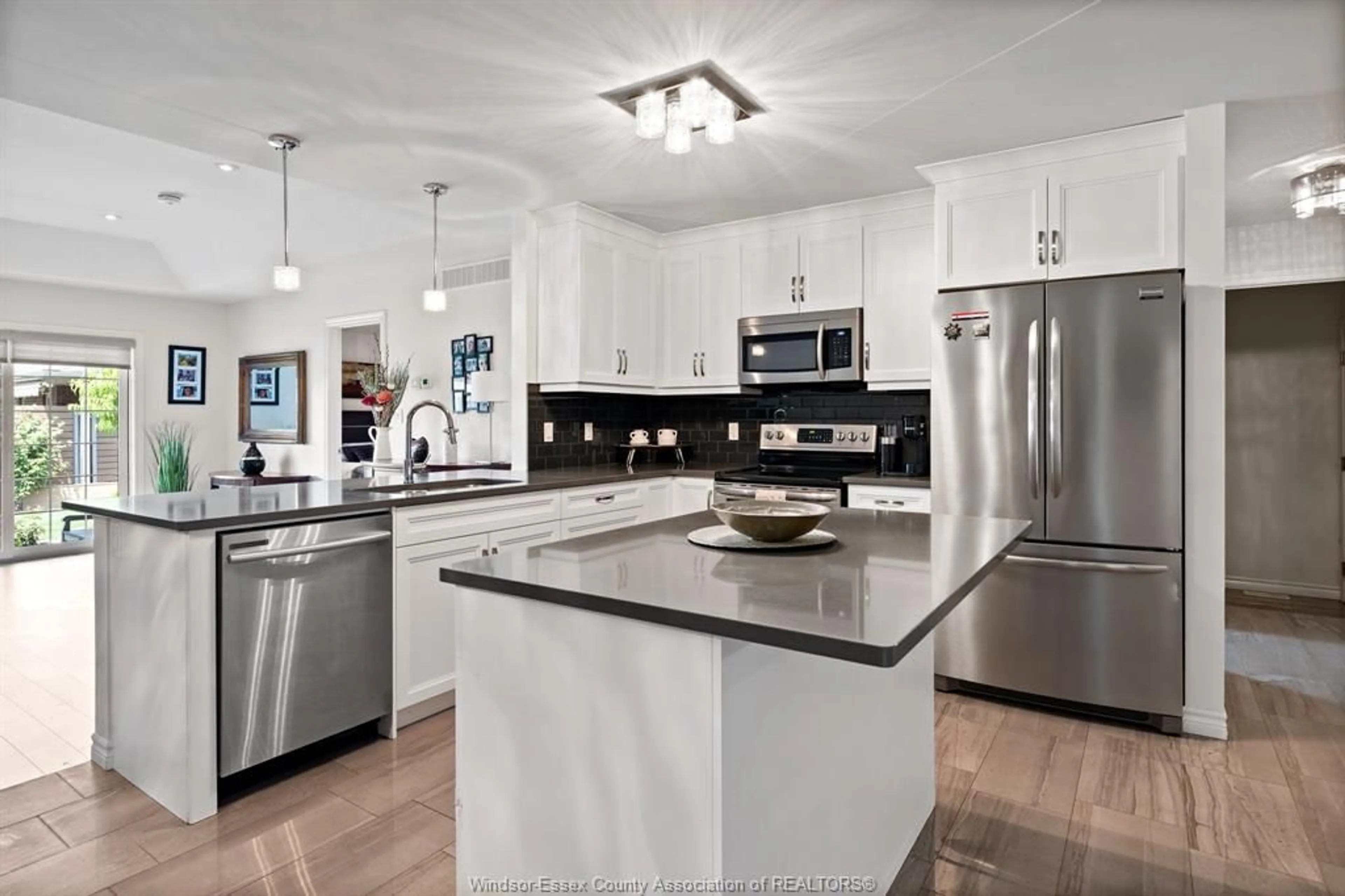 Open concept kitchen, ceramic/tile floor for 1137 BRIDALFALLS, Windsor Ontario N8P 0C5