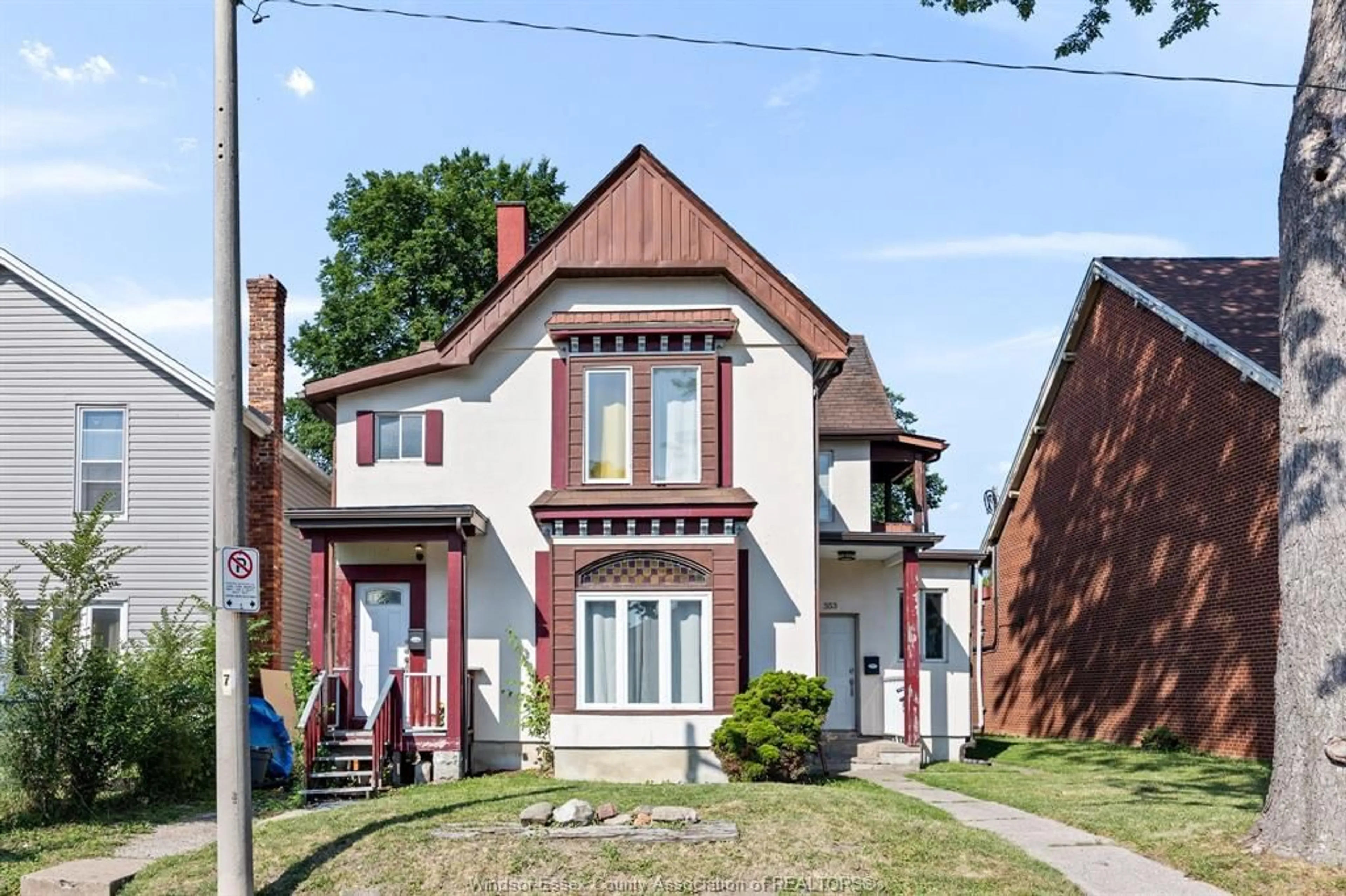 Home with brick exterior material, street for 353-359 LOUIS, Windsor Ontario N9E 3A8
