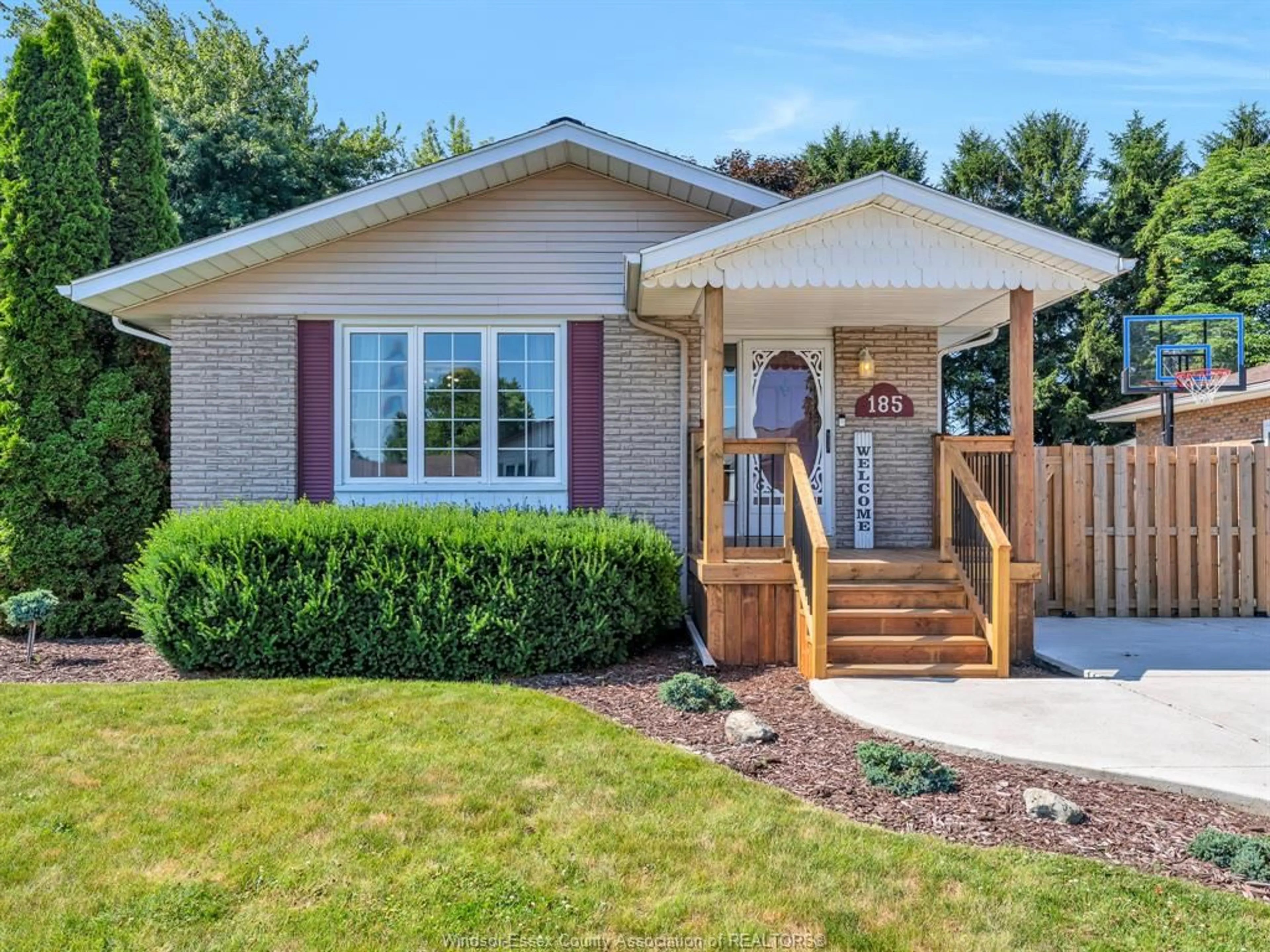 Home with brick exterior material, street for 185 PURPLE PLUM DRIVE, Kingsville Ontario N9Y 3P5