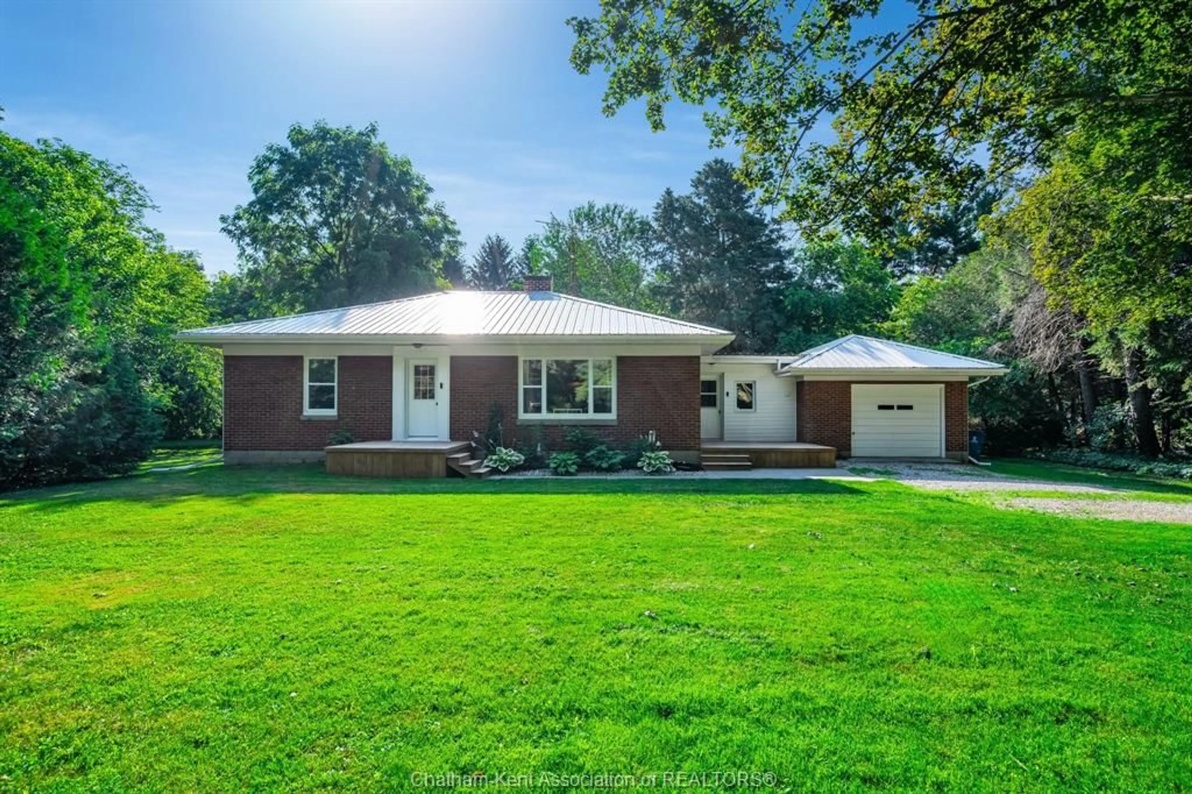 Home with brick exterior material, street for 19403 Lagoon Rd, Blenheim Ontario N0P 1A0