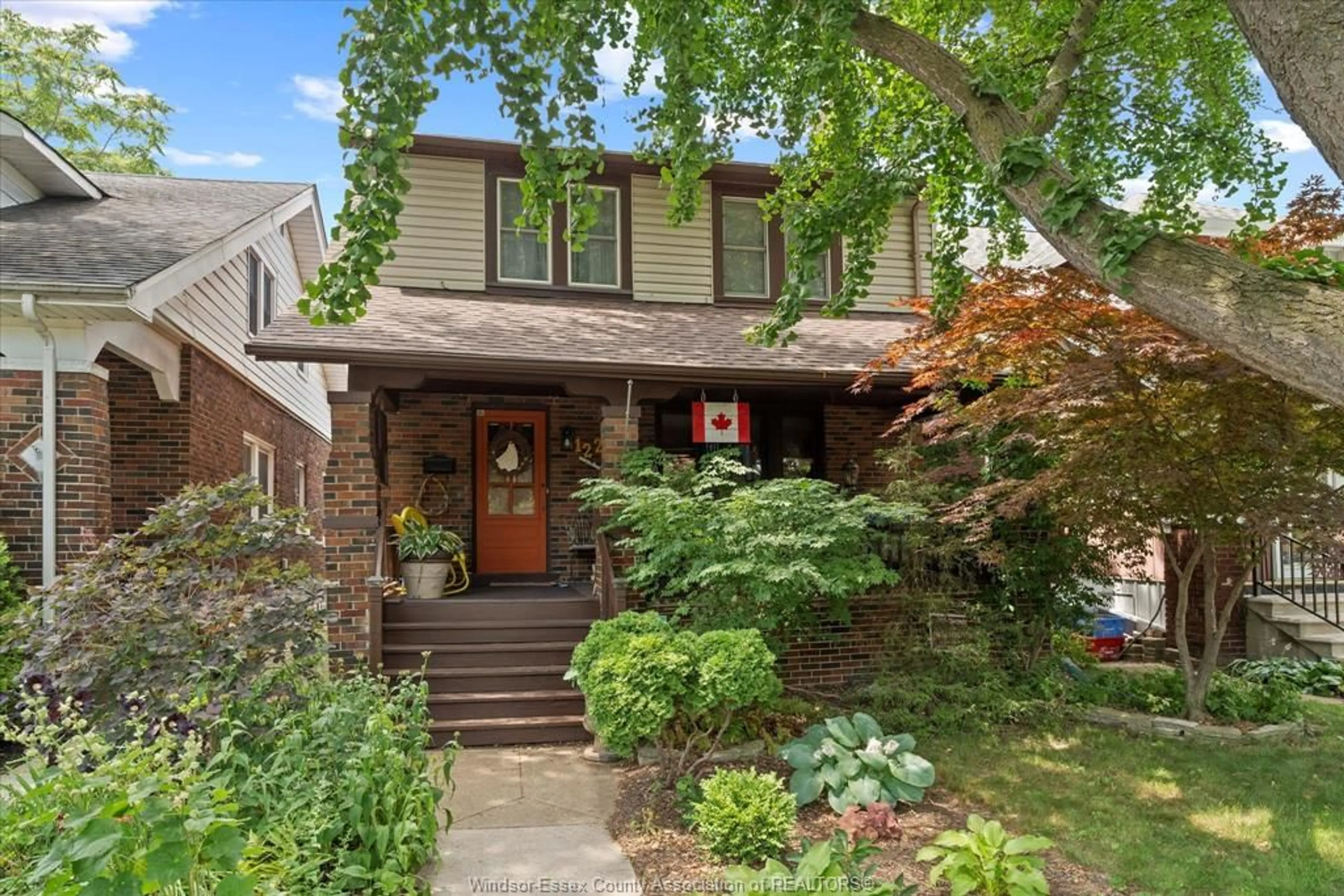Home with brick exterior material, street for 1223 HALL Ave, Windsor Ontario N8X 4R1