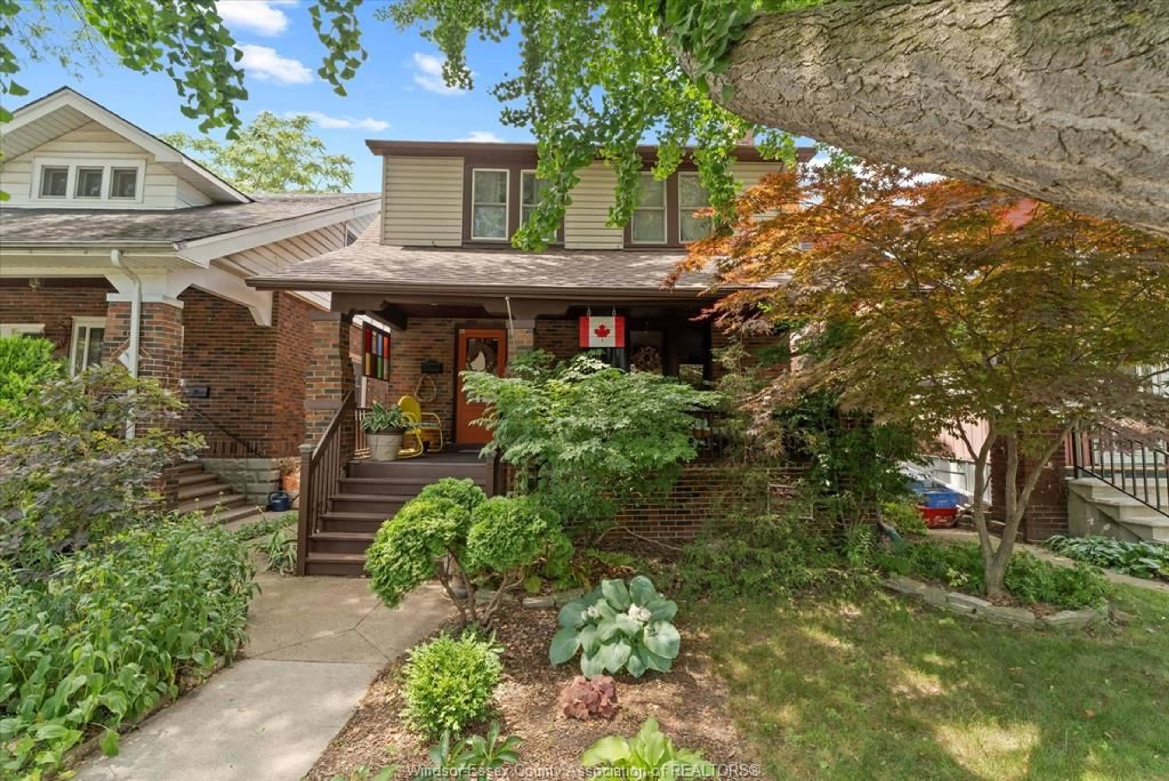 Home with brick exterior material, street for 1223 HALL Ave, Windsor Ontario N8X 4R1