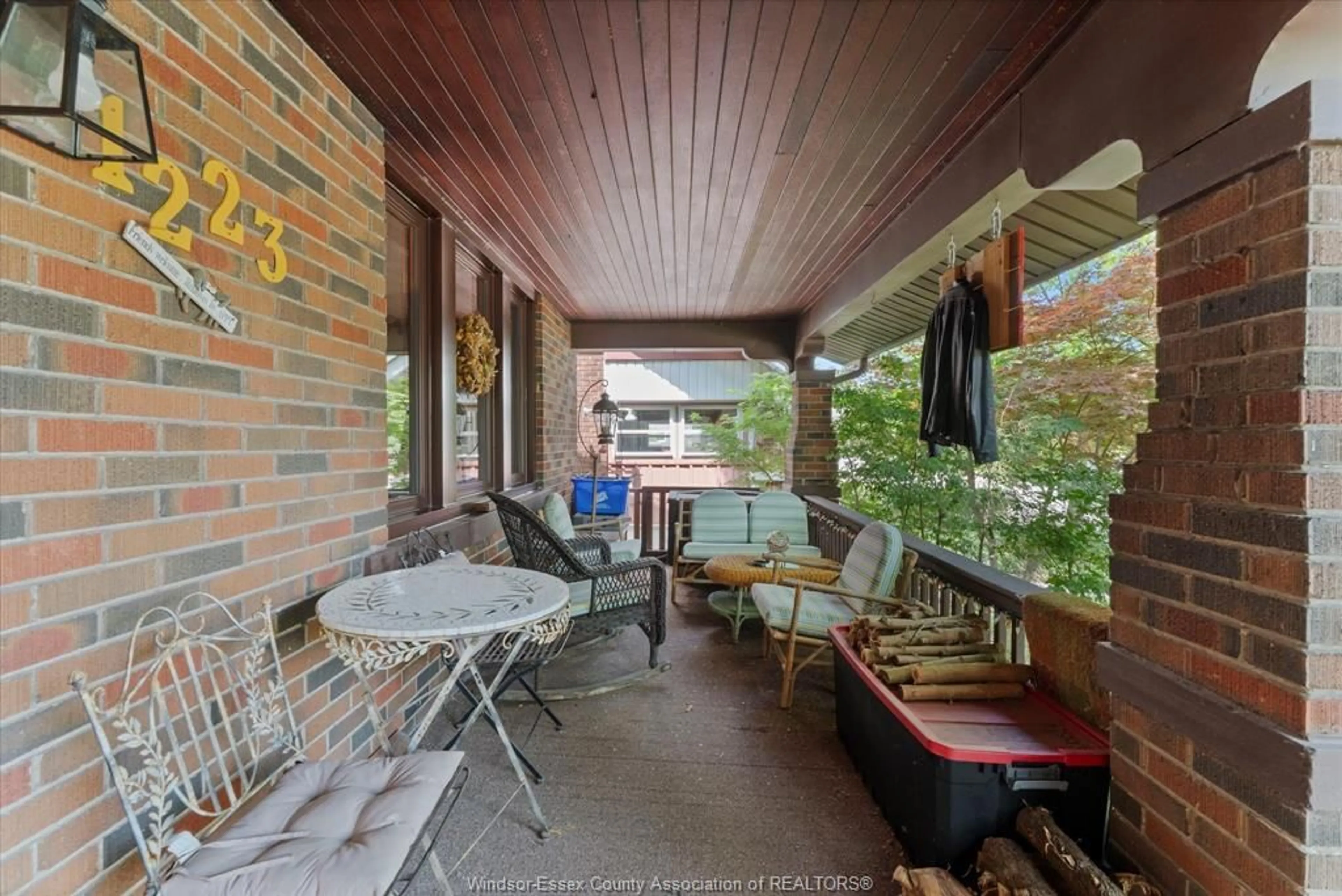 Patio, street for 1223 HALL Ave, Windsor Ontario N8X 4R1