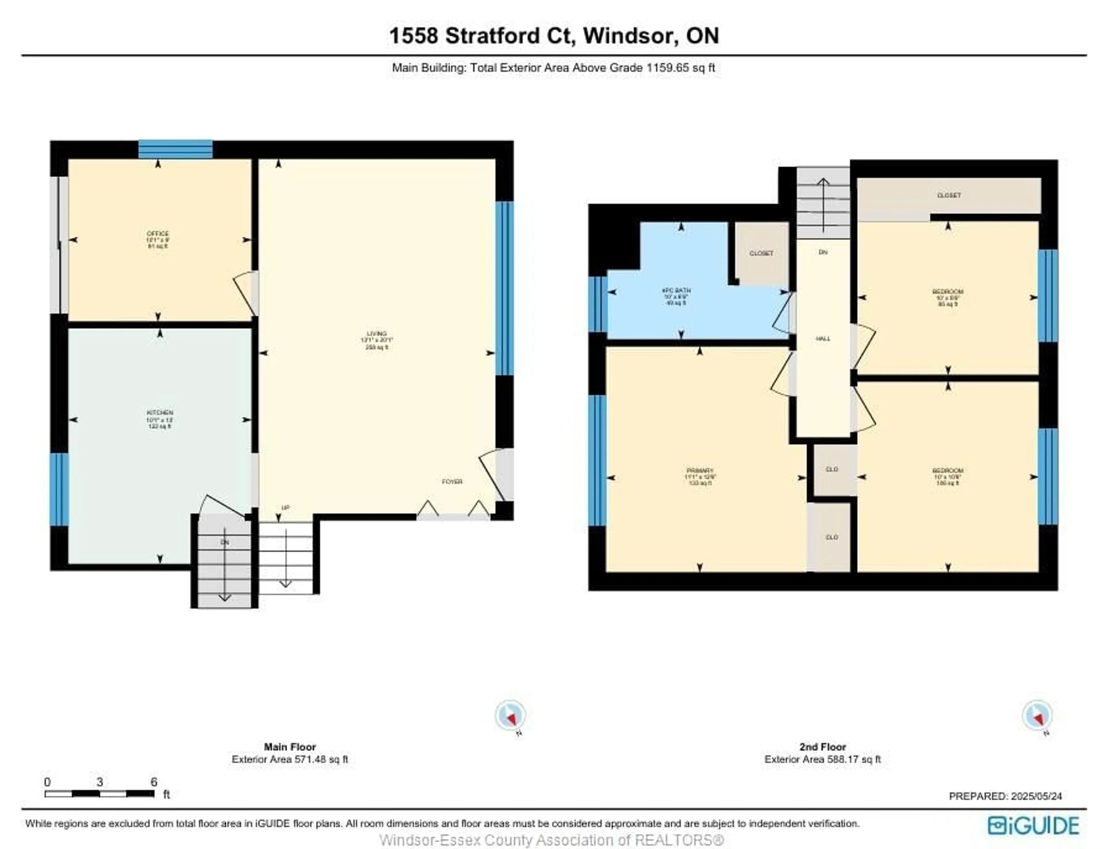 Floor plan for 1558 STRATFORD Crt, Windsor Ontario N9G 1W2