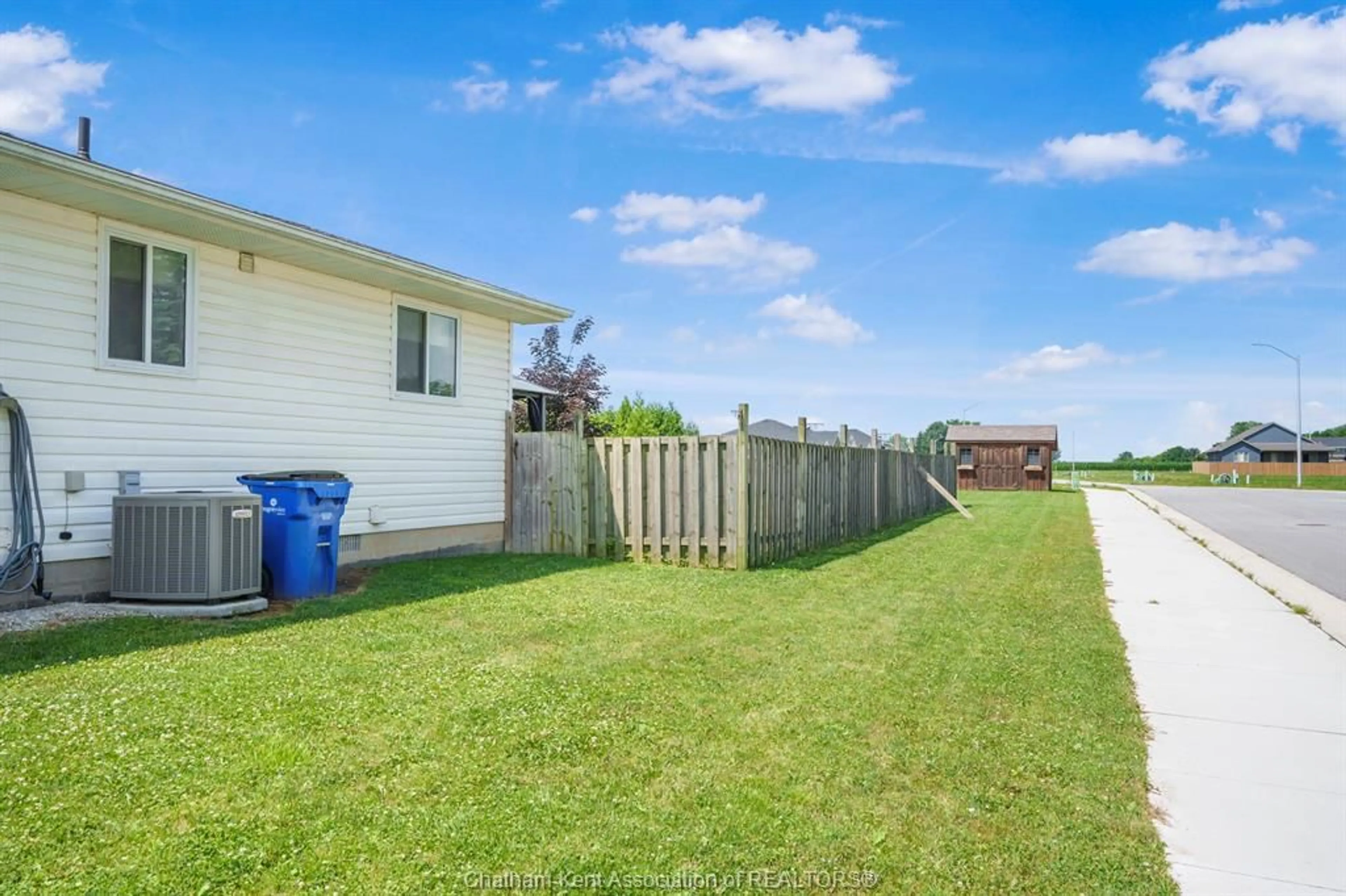A pic from outside/outdoor area/front of a property/back of a property/a pic from drone, water/lake/river/ocean view for 152 DD St, Dresden Ontario N0P 1M0