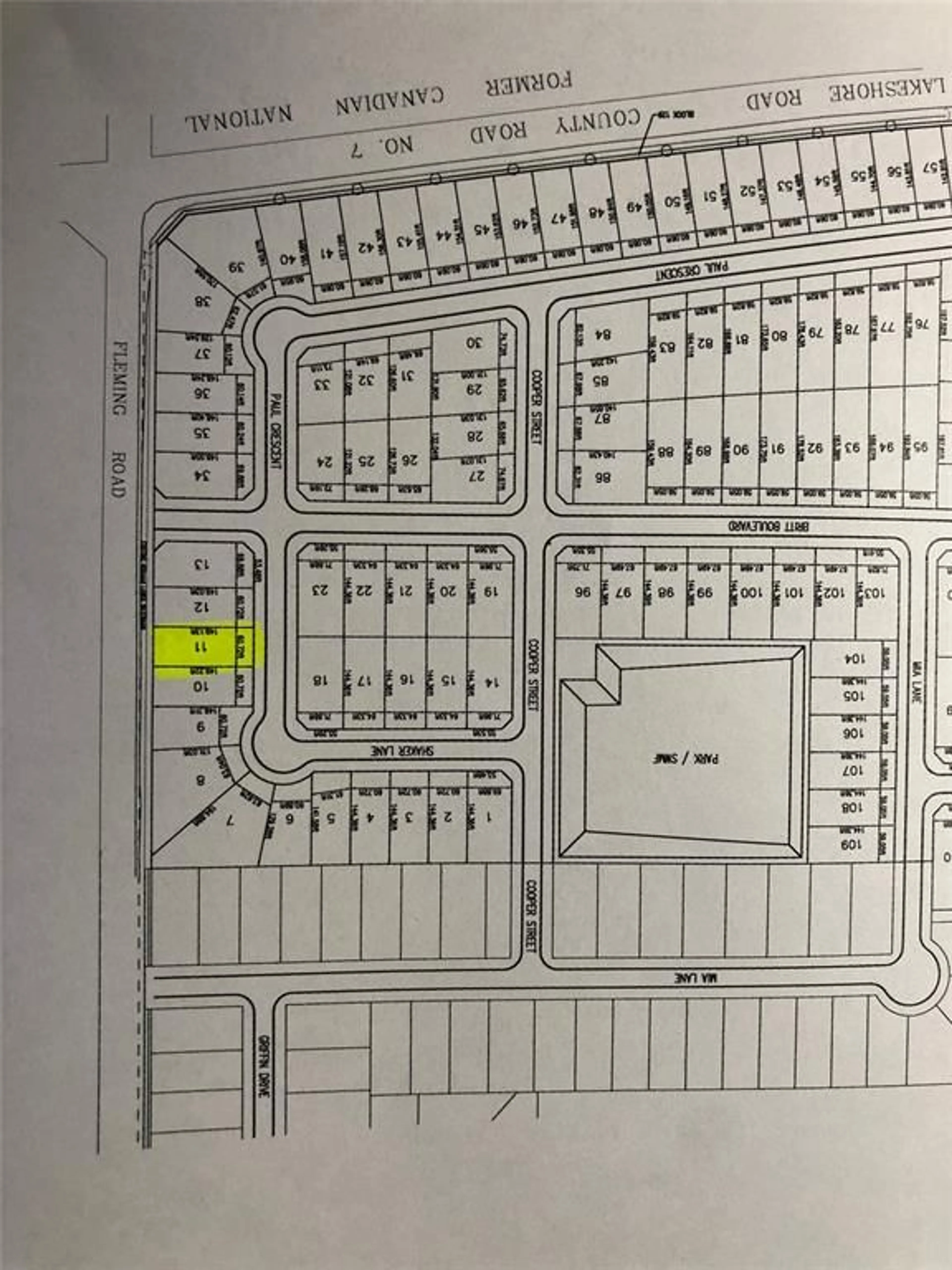 Picture of a map for 6719 SHAKER Lane, Plympton-Wyoming Ontario N0N 1E0