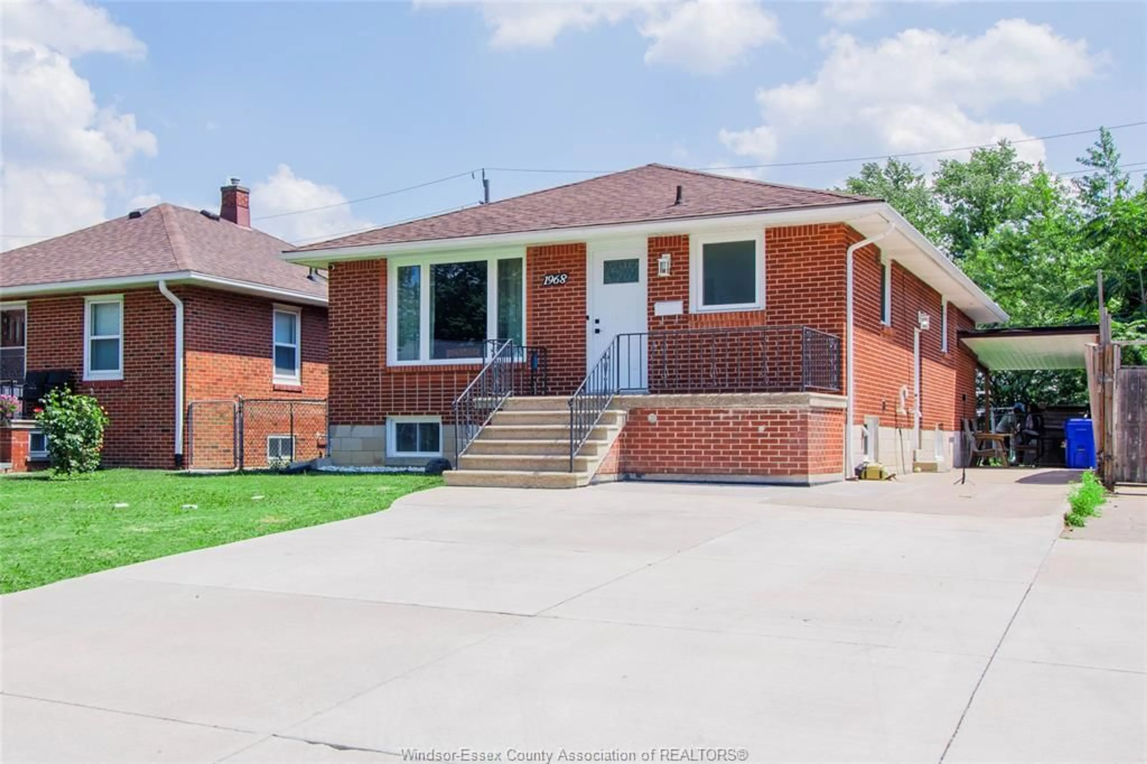 Home with brick exterior material, street for 1968 Bernard Rd, Windsor Ontario N8W 4R5