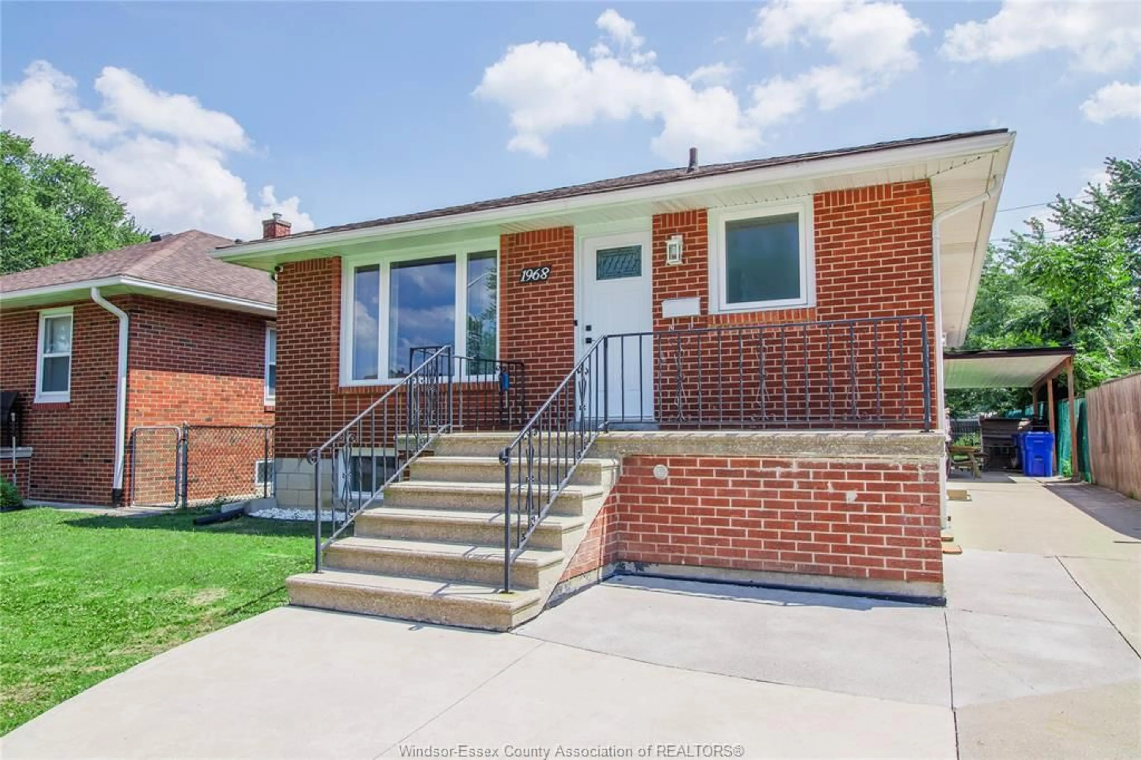 Home with brick exterior material, street for 1968 Bernard Rd, Windsor Ontario N8W 4R5
