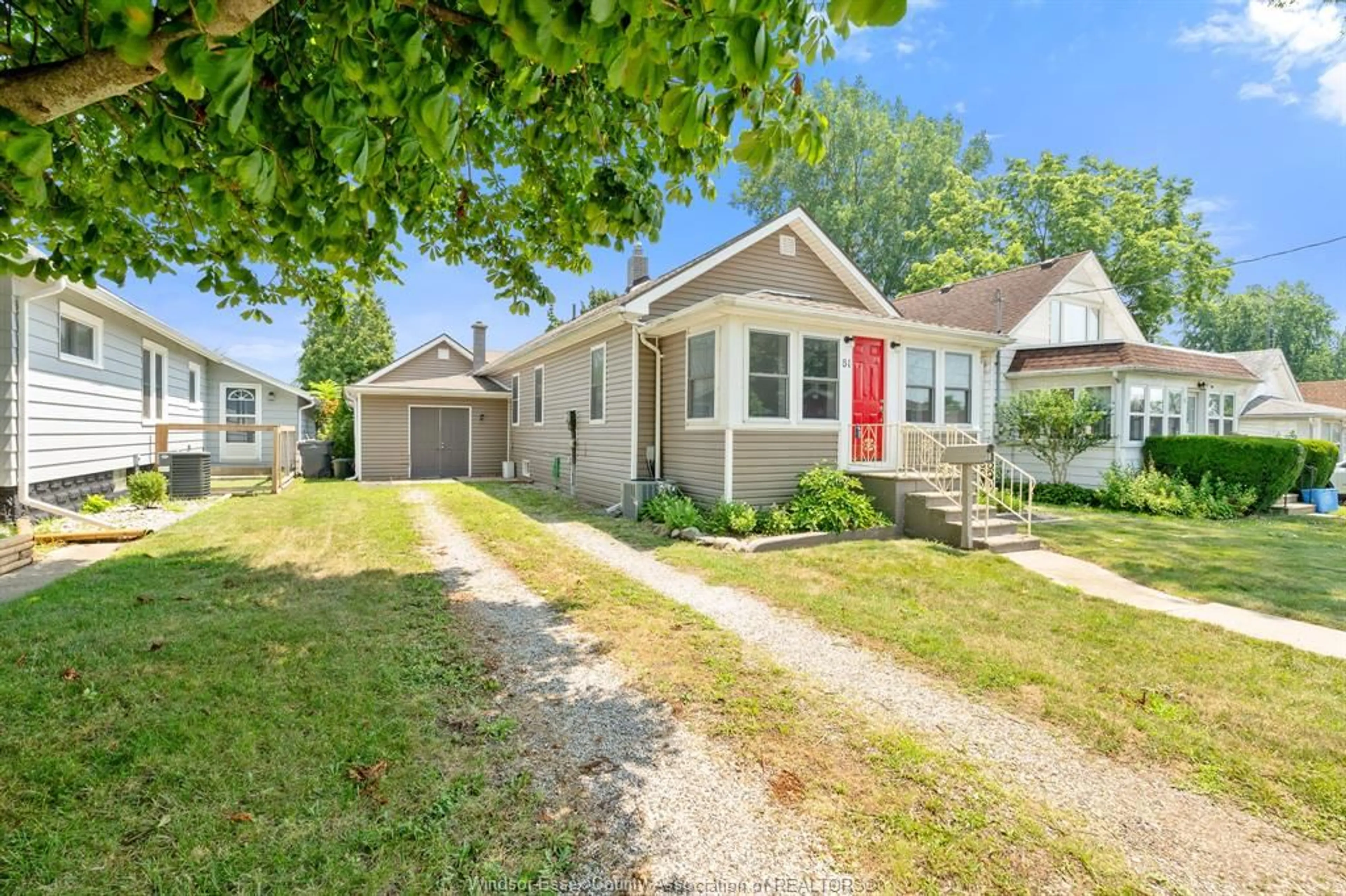 Home with vinyl exterior material, street for 61 Victoria Ave, Kingsville Ontario N9Y 1V9