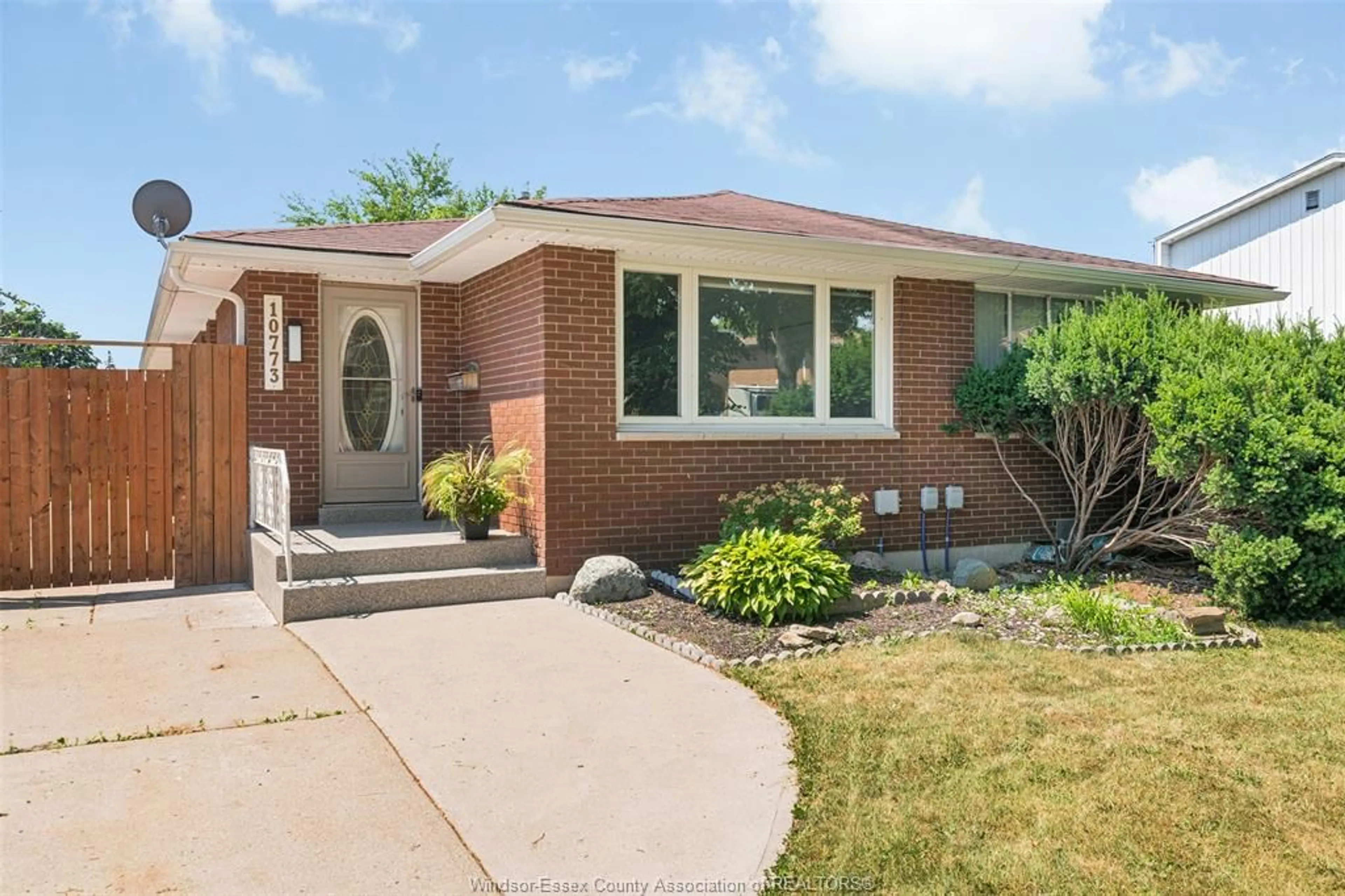 Home with brick exterior material, street for 10773 ATWATER, Windsor Ontario N8R 1N8