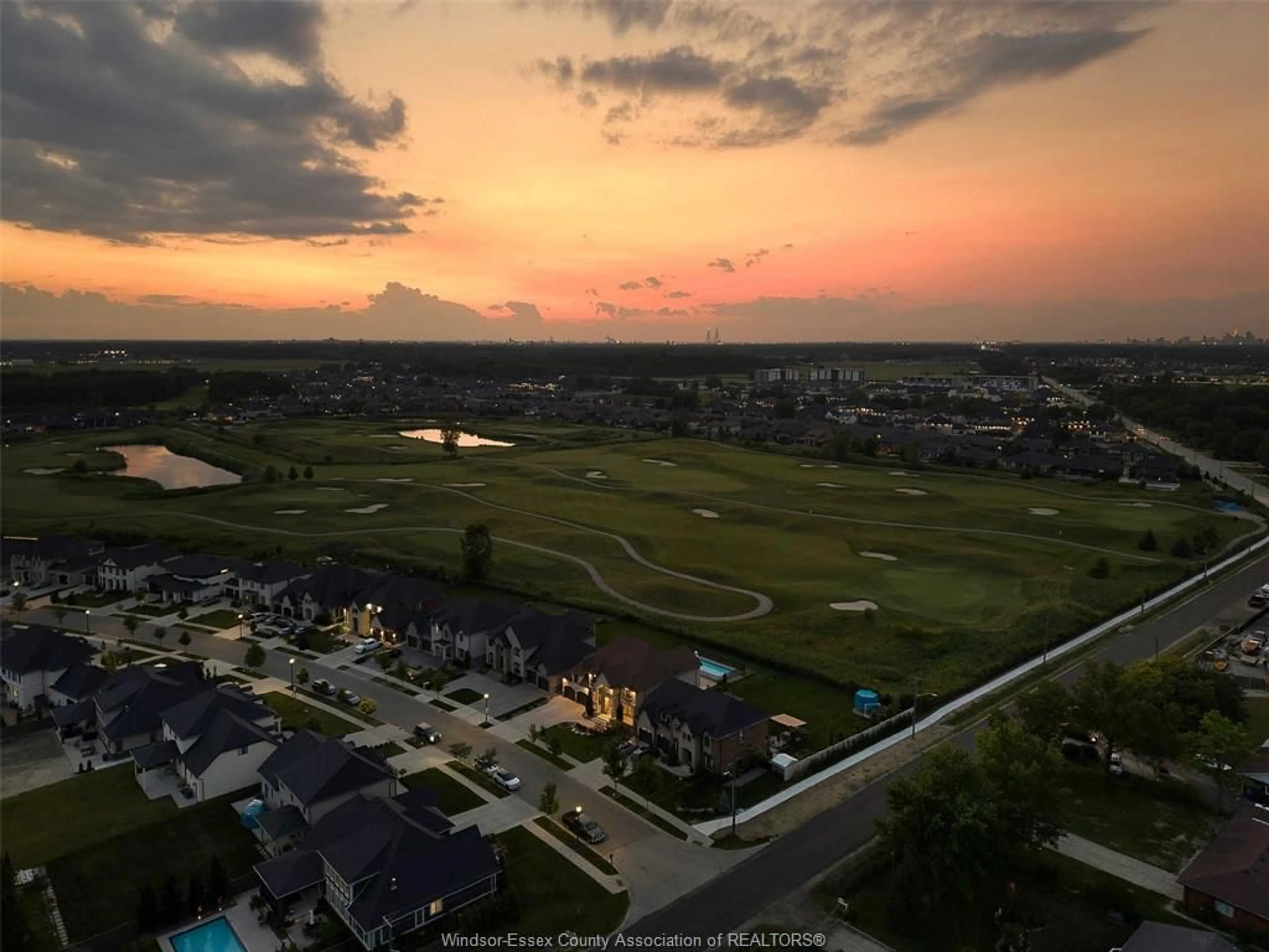 A pic from outside/outdoor area/front of a property/back of a property/a pic from drone, water/lake/river/ocean view for 3756 ST. FRANCIS Cres, LaSalle Ontario N9H 0G6