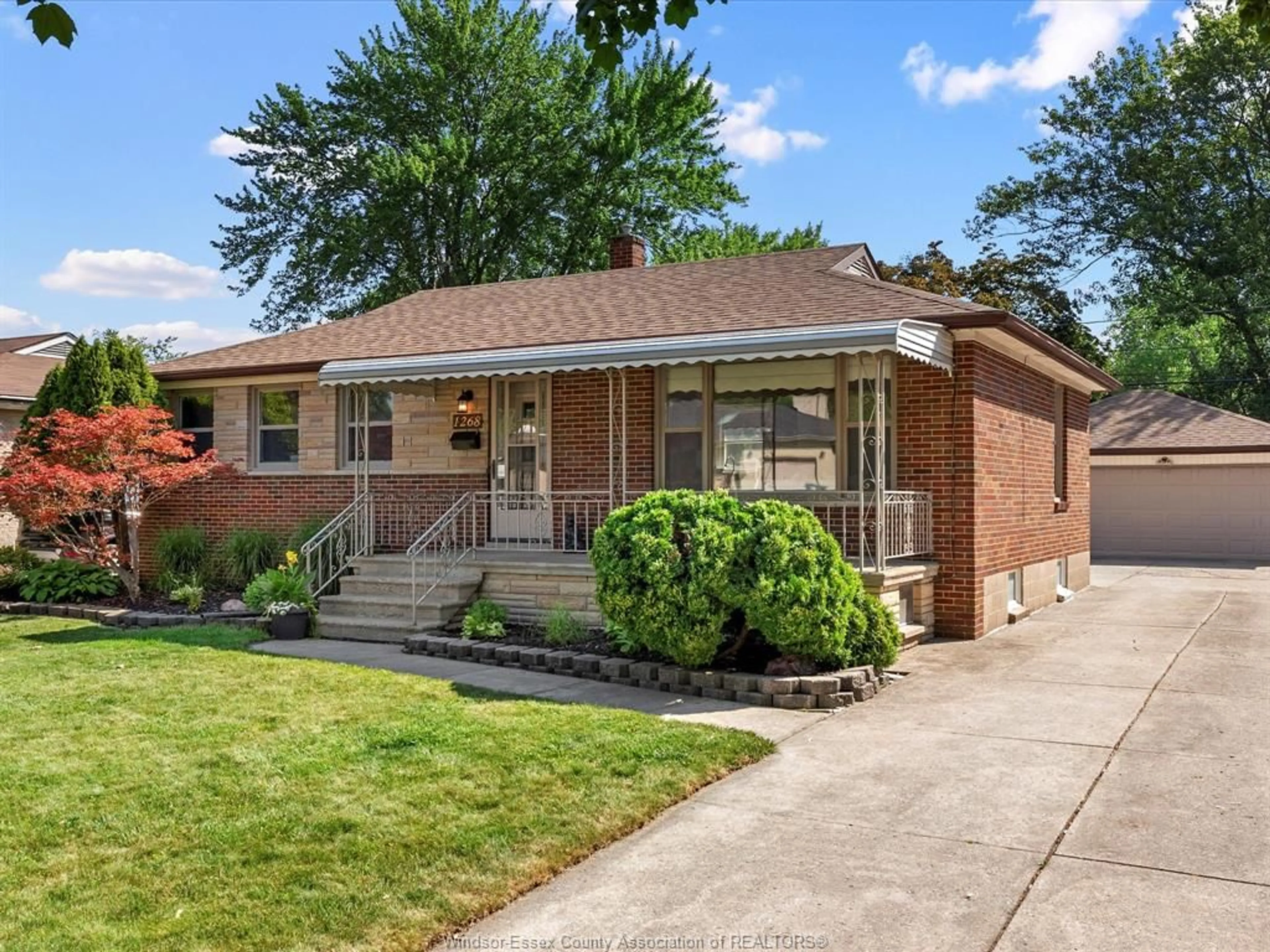 Home with brick exterior material, street for 1268 VIRGINIA Ave, Windsor Ontario N8S 2Z2
