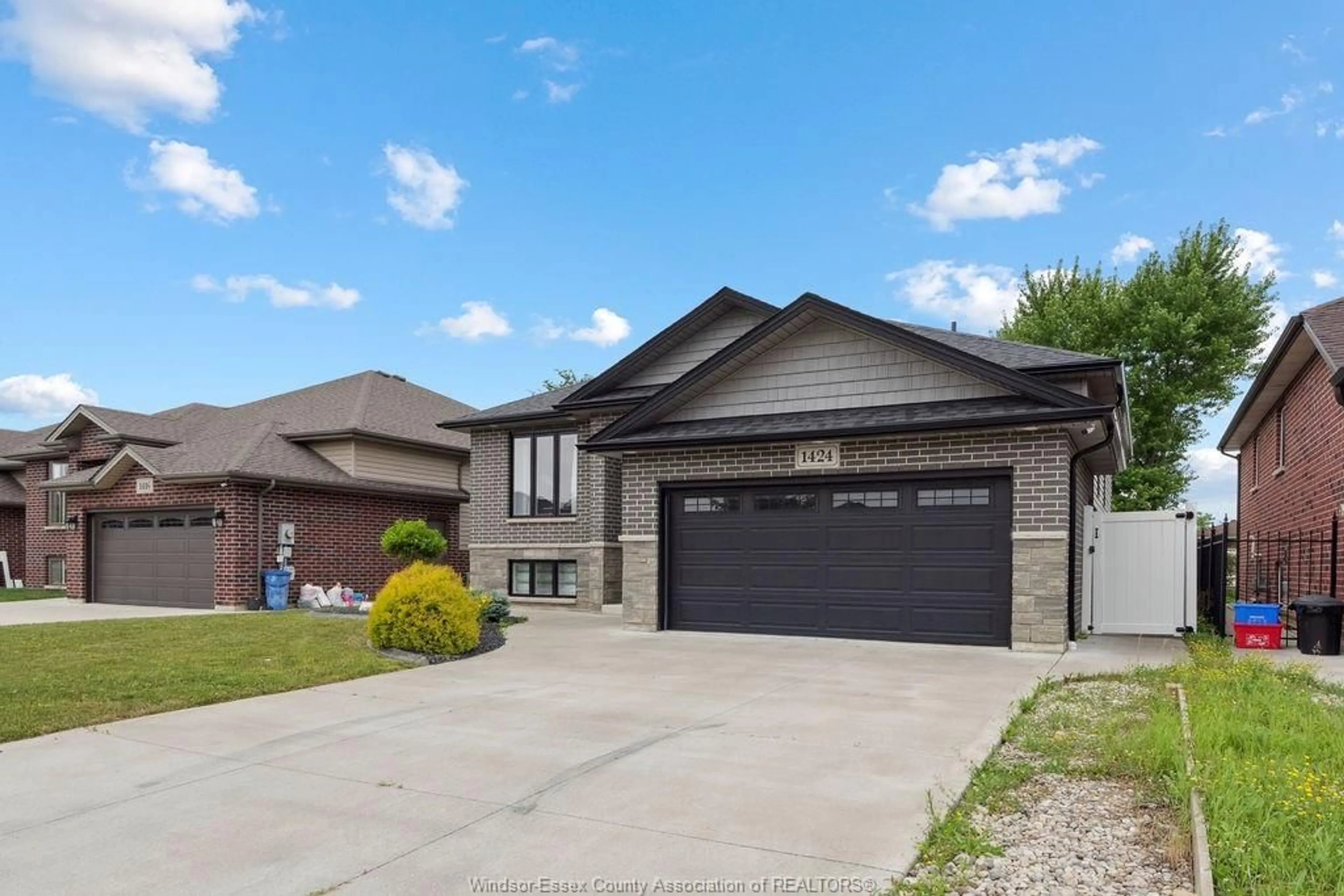 Home with brick exterior material, street for 1424 HARRISON St, LaSalle Ontario N9H 0E9
