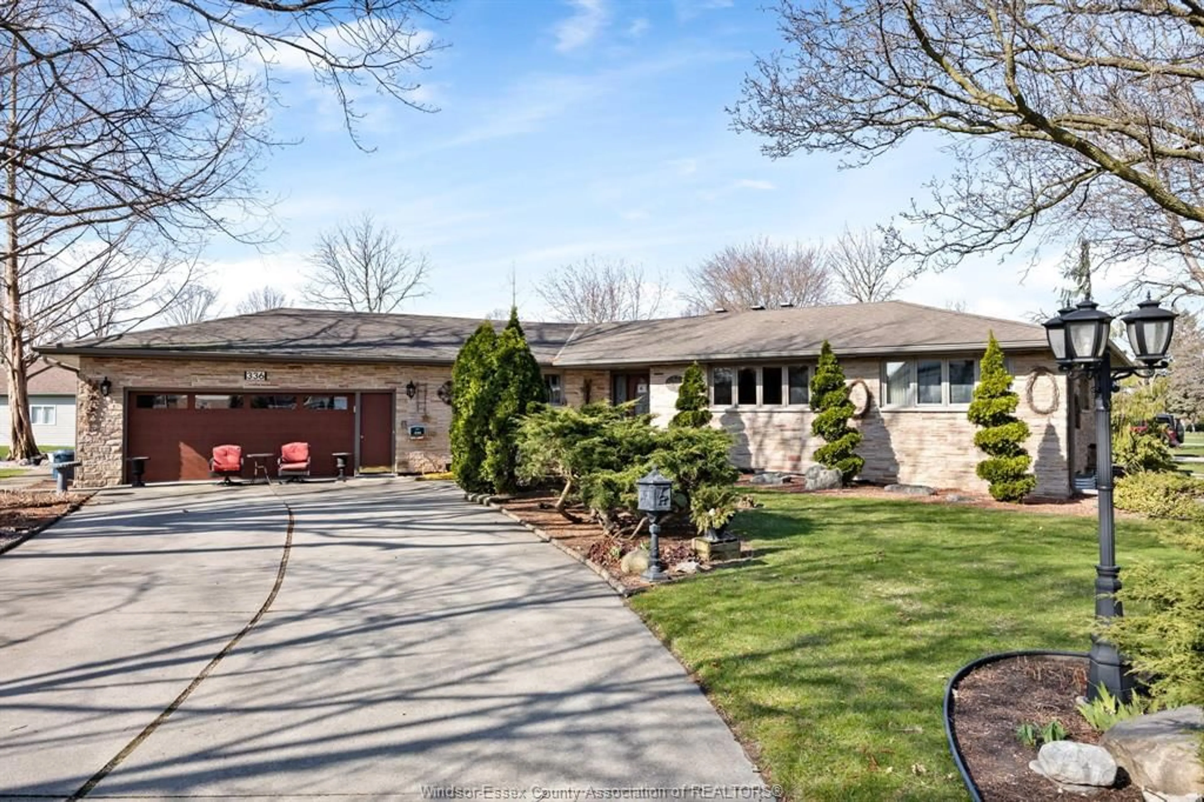 Home with brick exterior material, street for 336 WEST BELLE RIVER, Lakeshore Ontario N0R 1A0