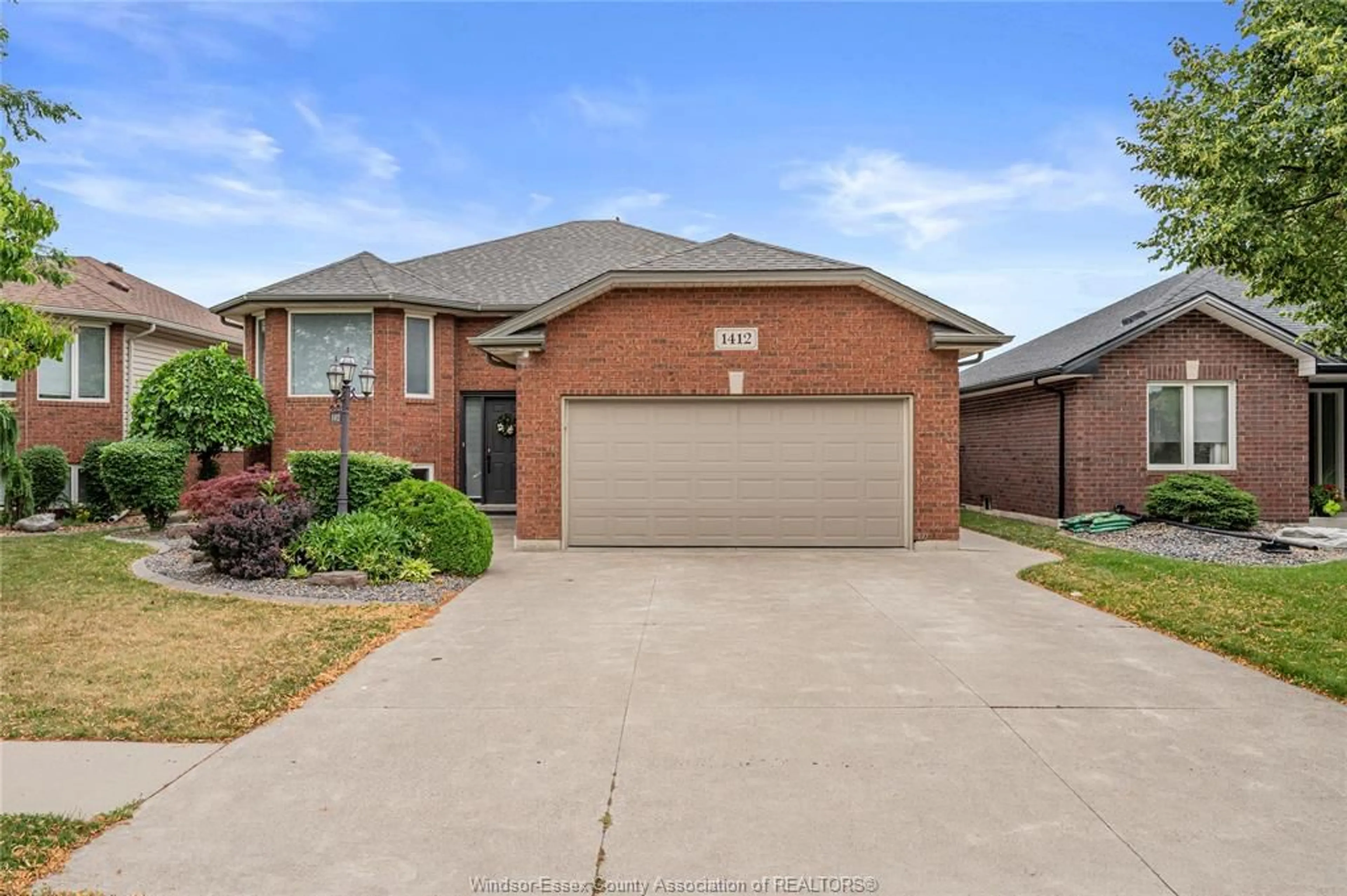 Home with brick exterior material, street for 1412 KATELLA Ave, Windsor Ontario N8P 1R4