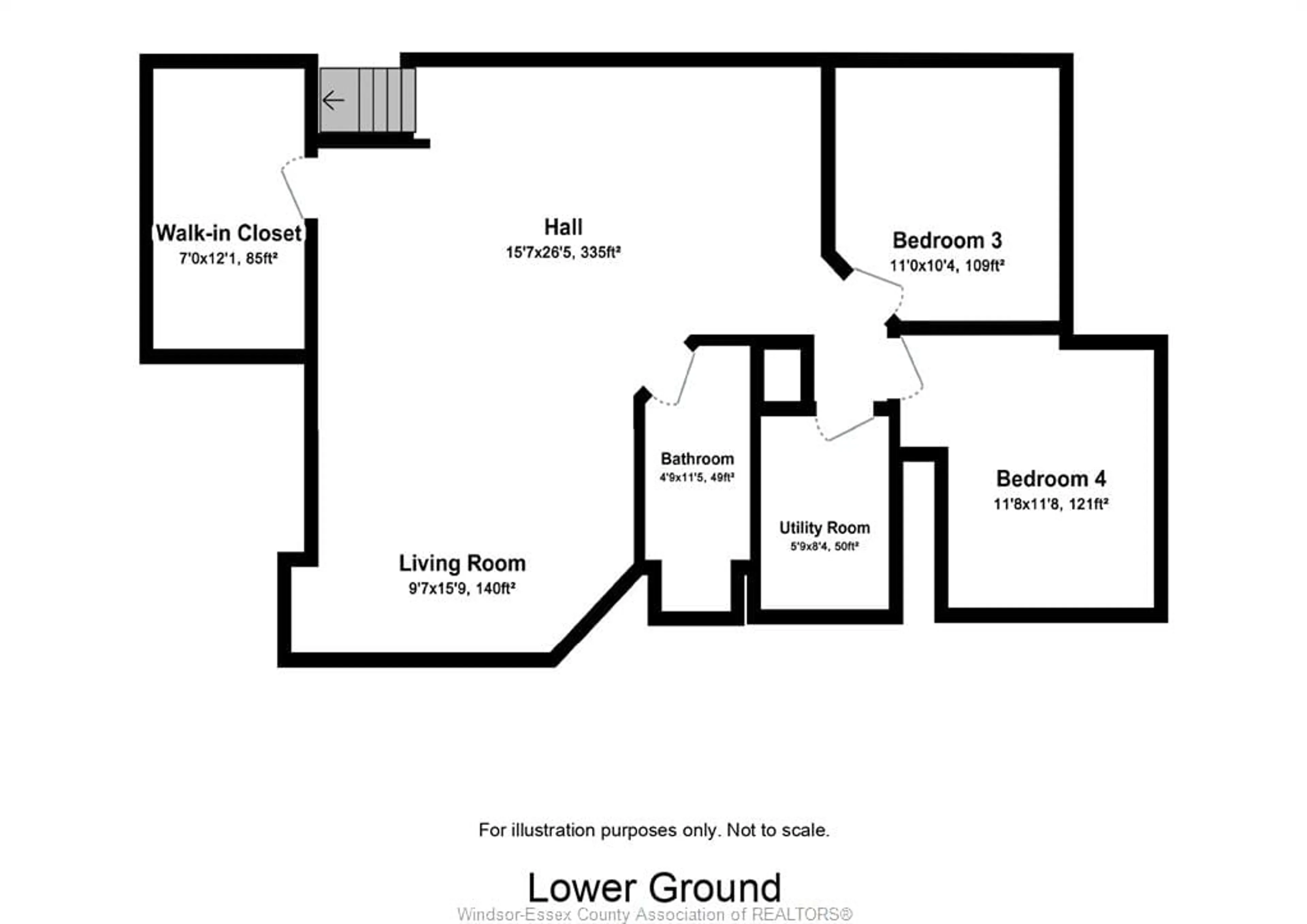 Floor plan for 392 MILLSTONE Lane, Lakeshore Ontario N0R 1A0