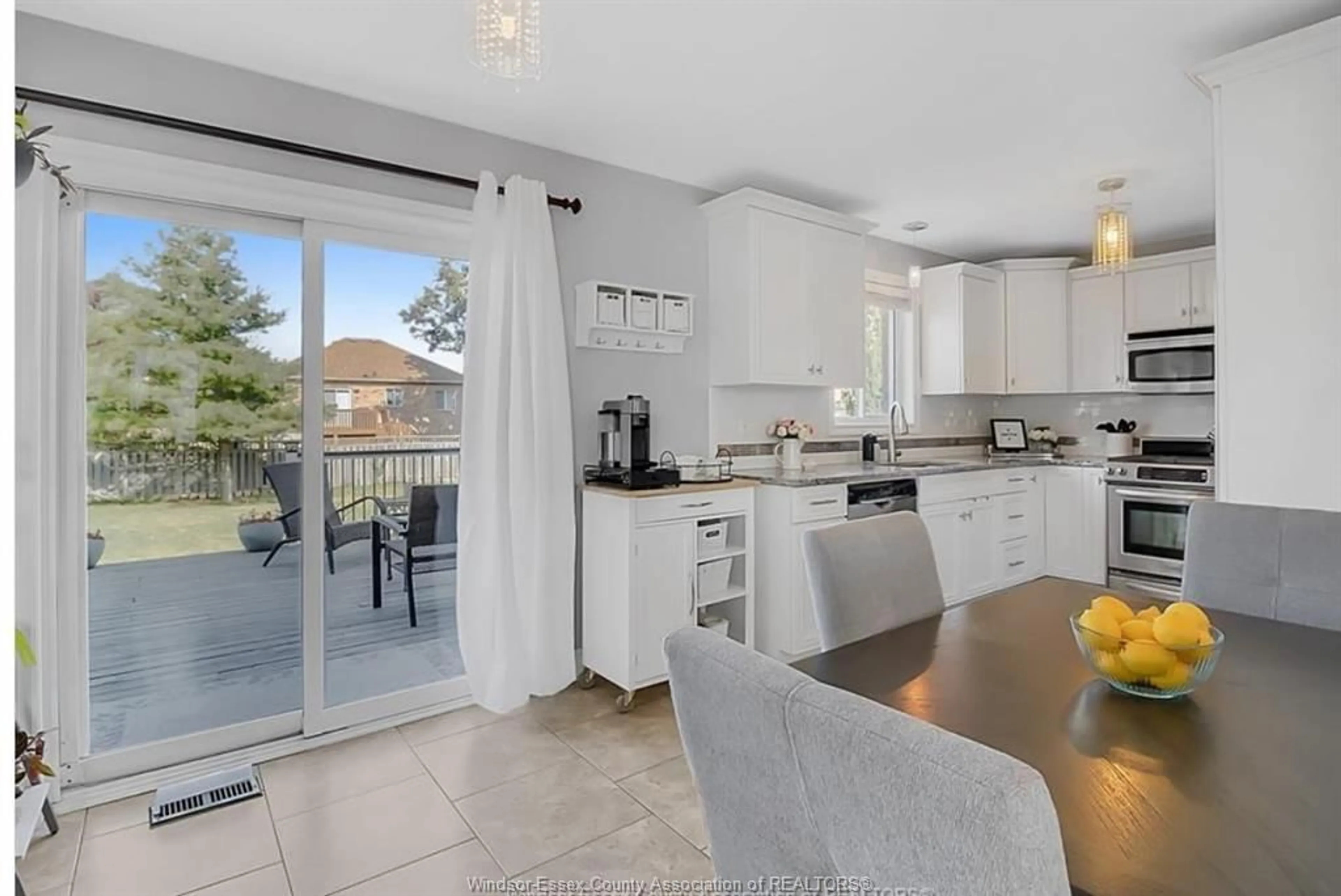 Open concept kitchen, ceramic/tile floor for 12843 LANOUE, Tecumseh Ontario N8N 4V3